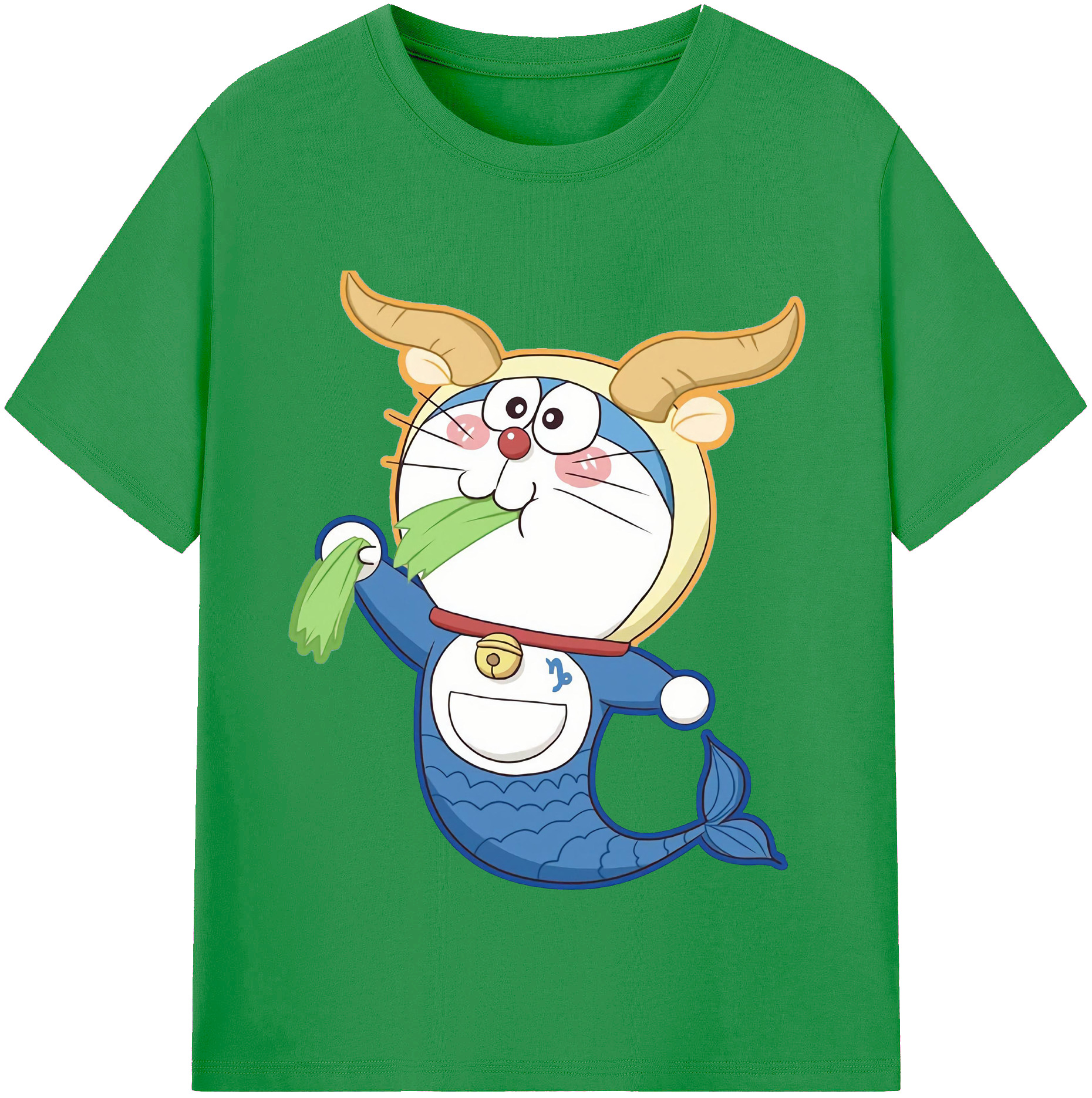 （画像用） ドラえもん Doraemon レディースカジュアルプリントTシャツ（綿100％）