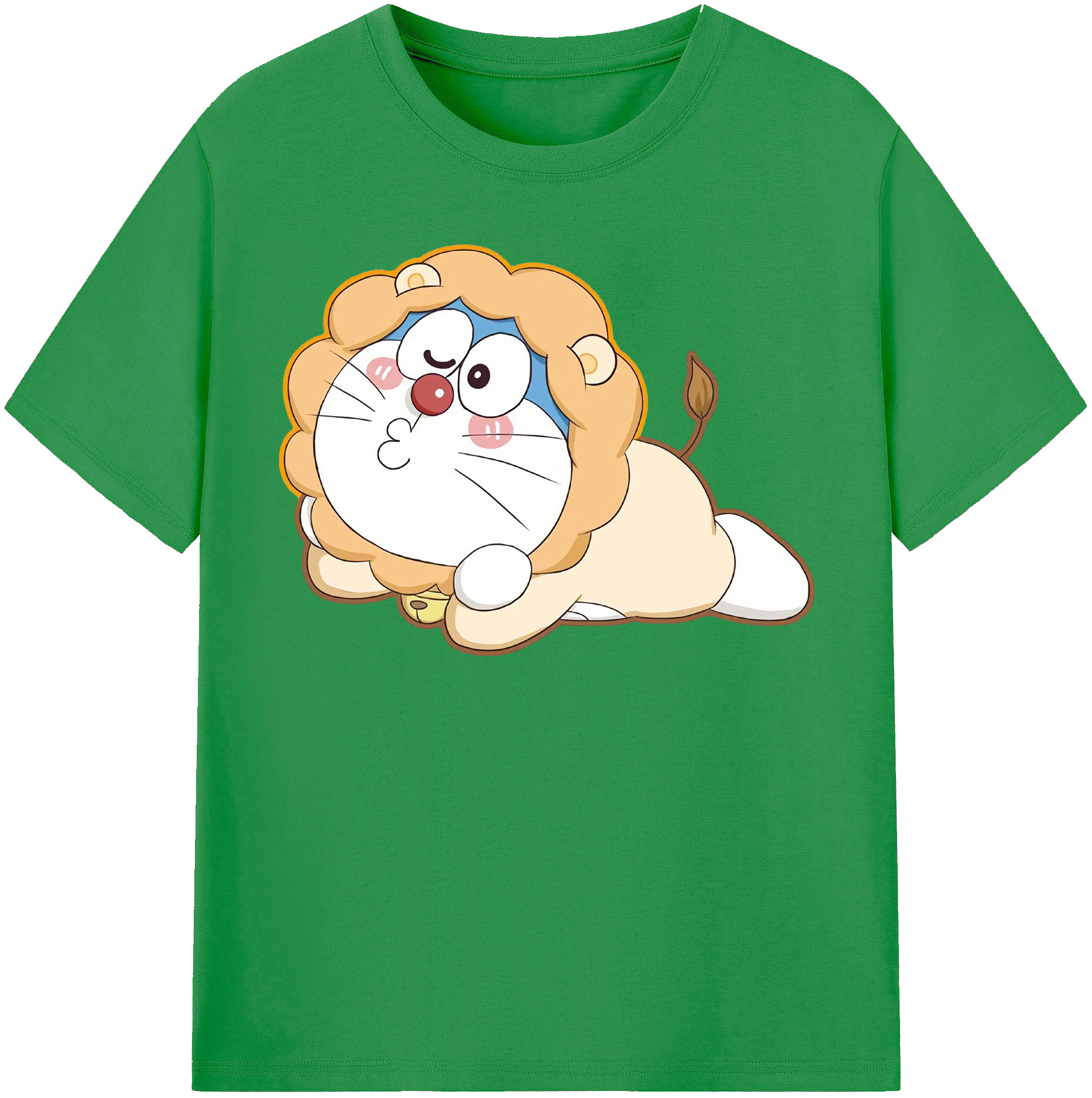 （画像用） ドラえもん Doraemon レディースカジュアルプリントTシャツ（綿100％）