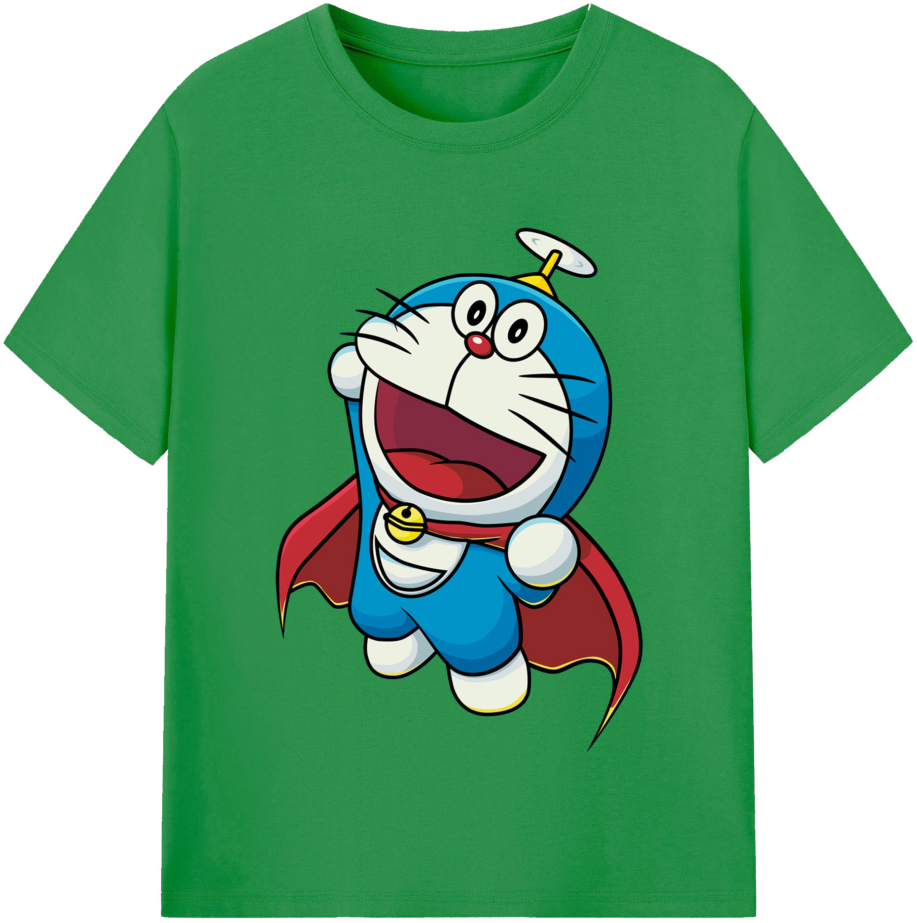 （画像用） ドラえもん Doraemon レディースカジュアルプリントTシャツ（綿100％）