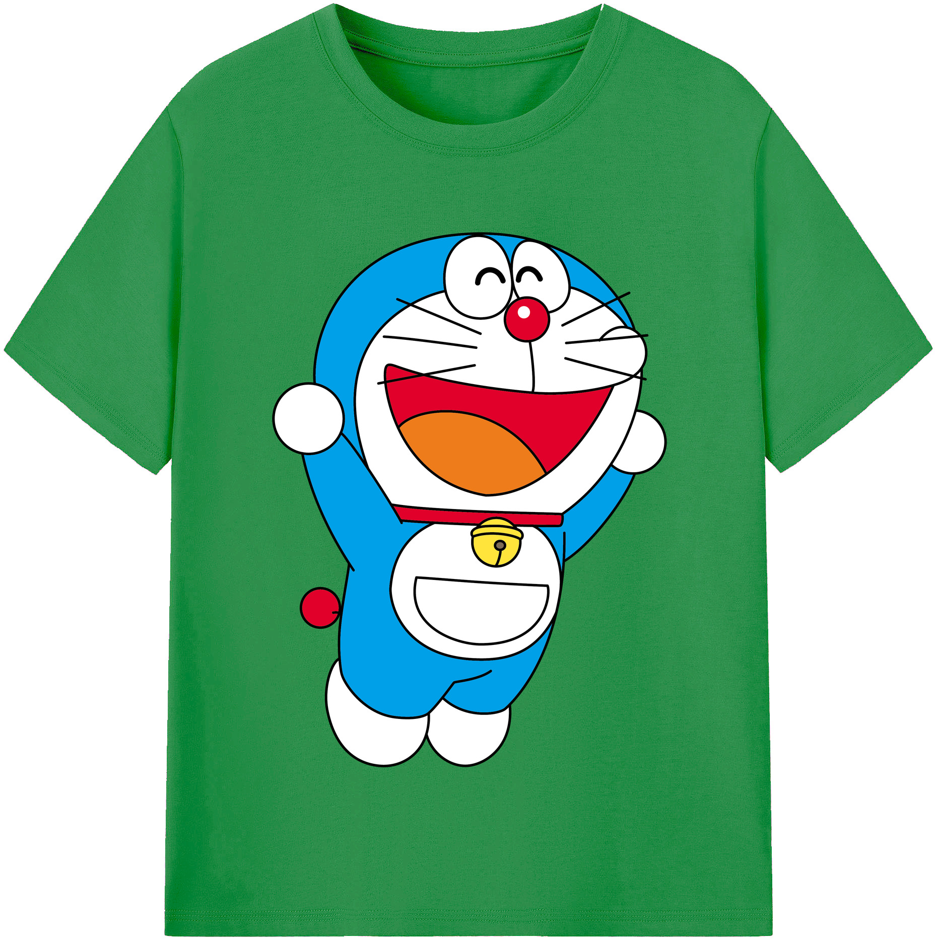 （画像用） ドラえもん Doraemon レディースカジュアルプリントTシャツ（綿100％）