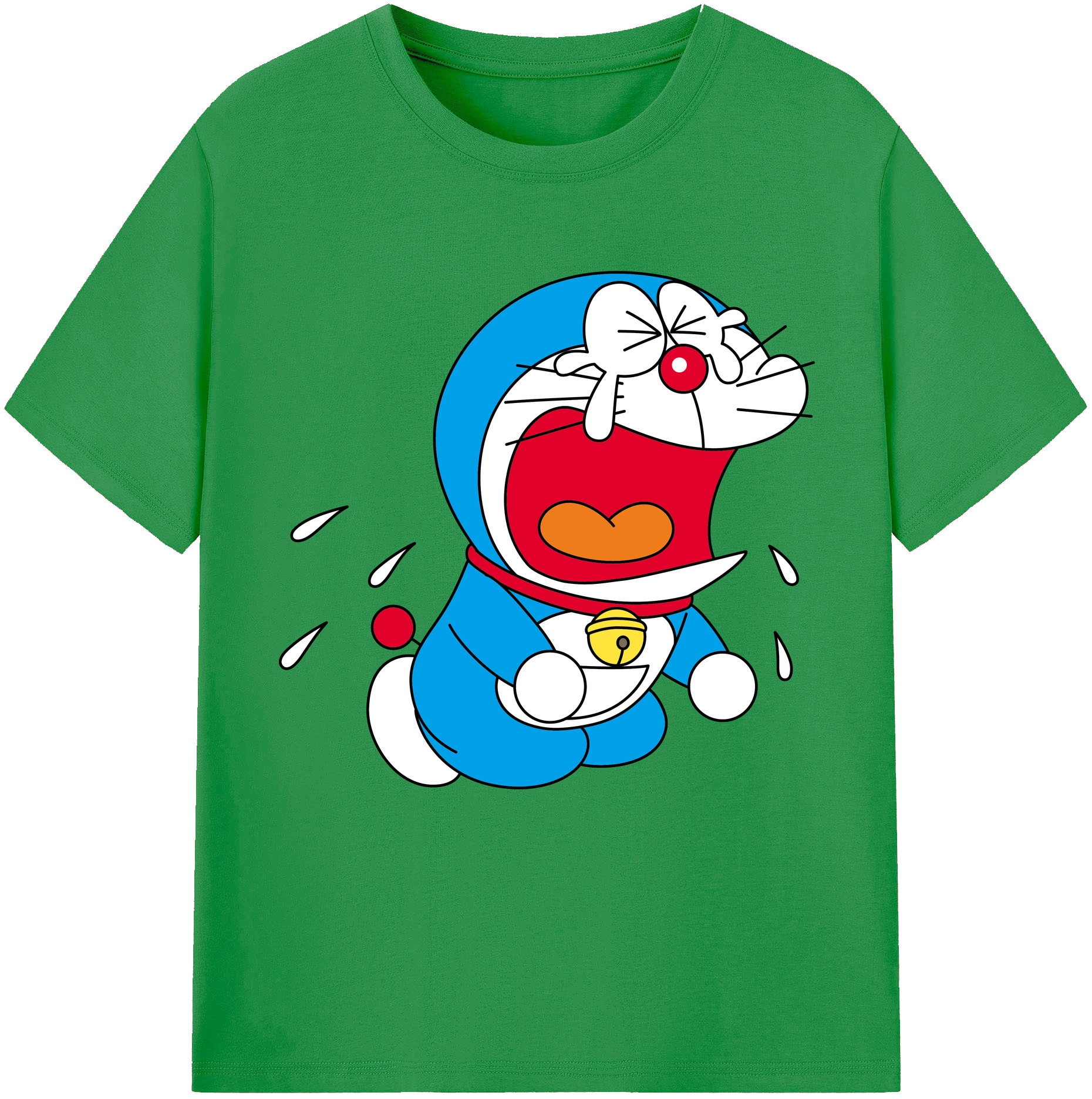 （画像用） ドラえもん Doraemon レディースカジュアルプリントTシャツ（綿100％）