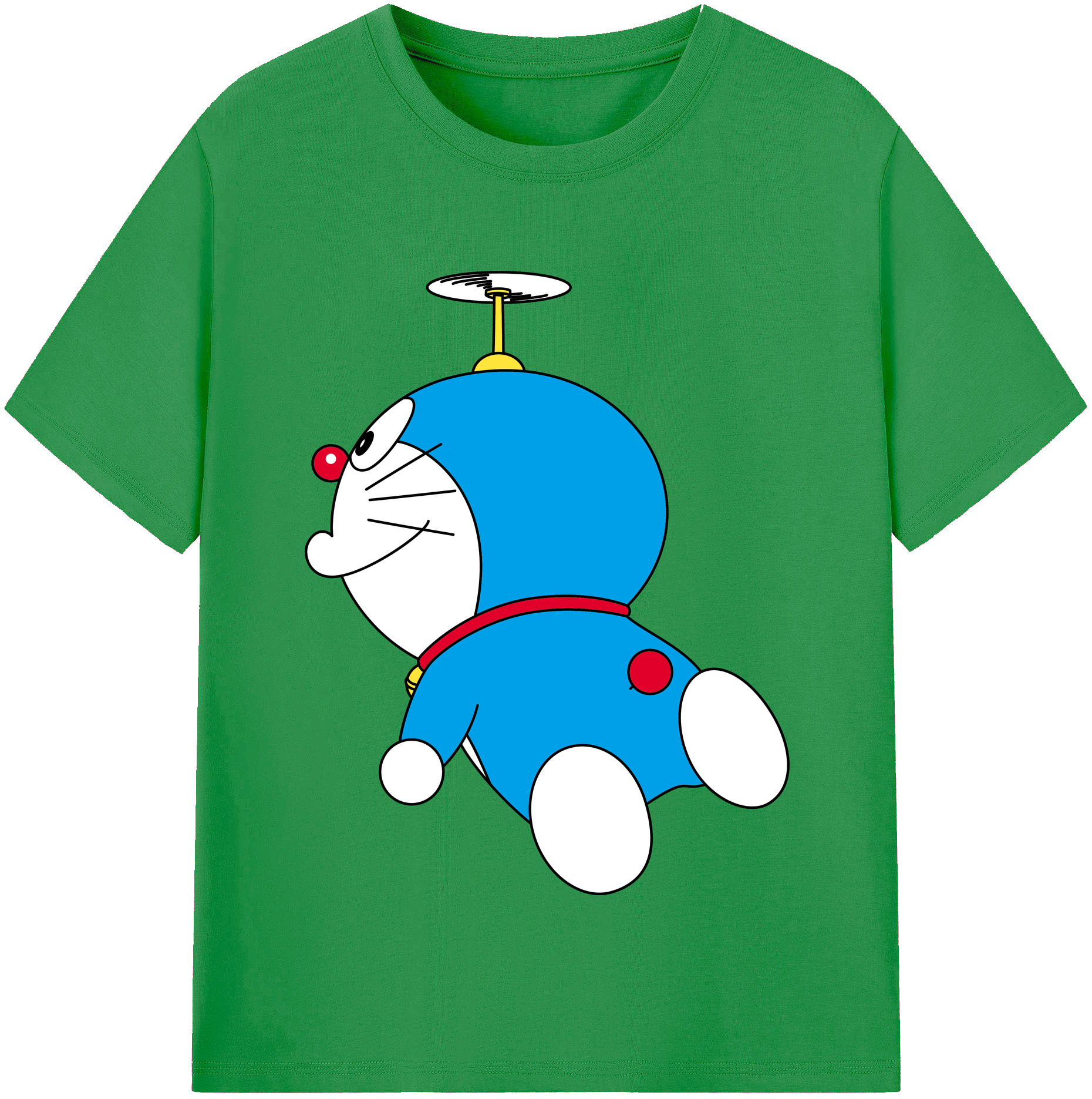（画像用） ドラえもん Doraemon レディースカジュアルプリントTシャツ（綿100％）