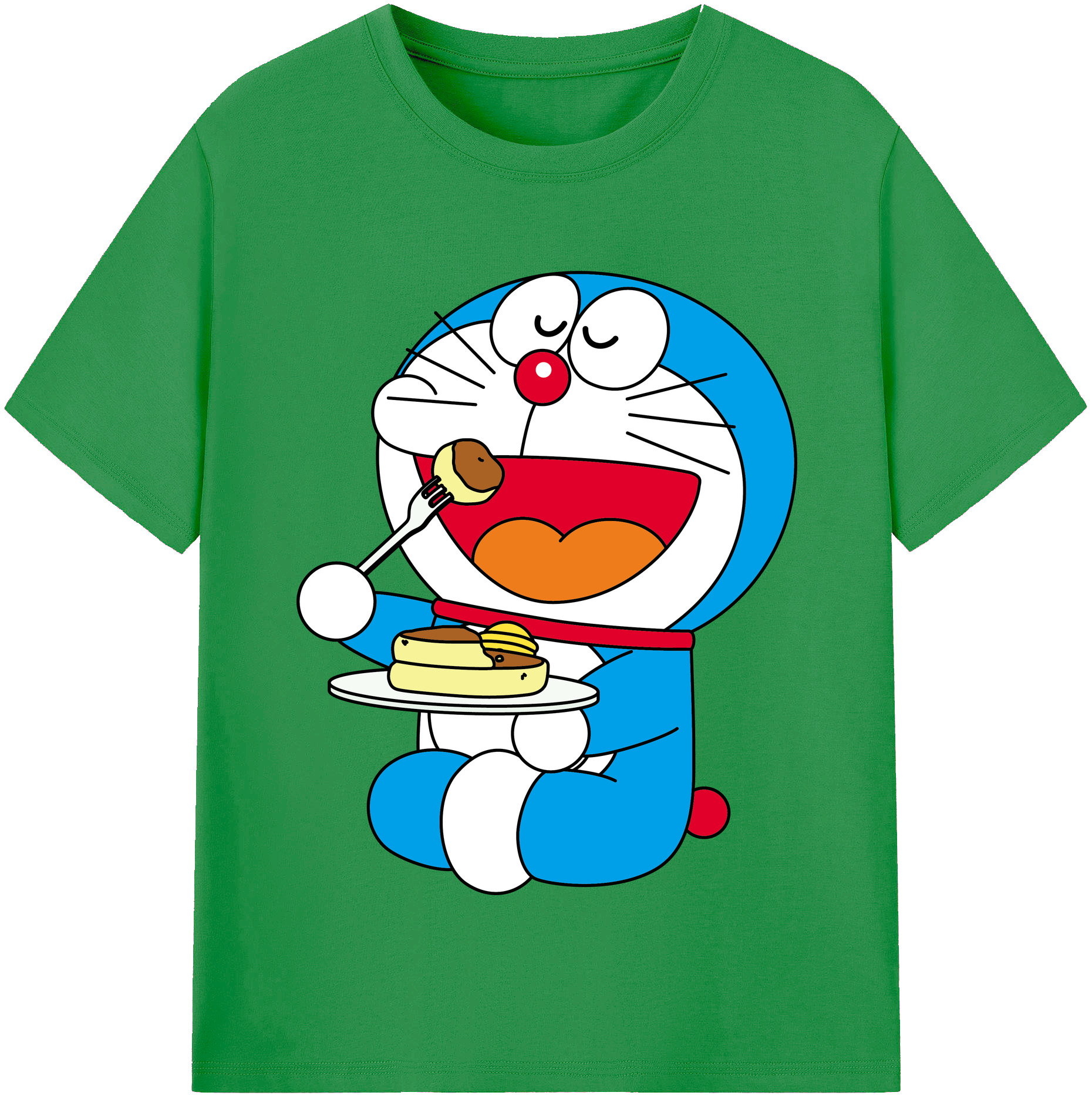 （画像用） ドラえもん Doraemon レディースカジュアルプリントTシャツ（綿100％）