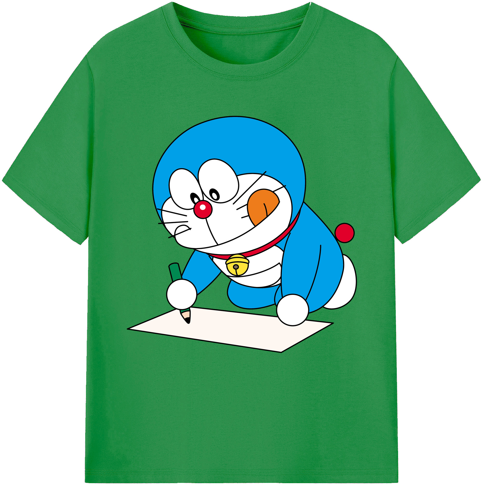 （画像用） ドラえもん Doraemon レディースカジュアルプリントTシャツ（綿100％）