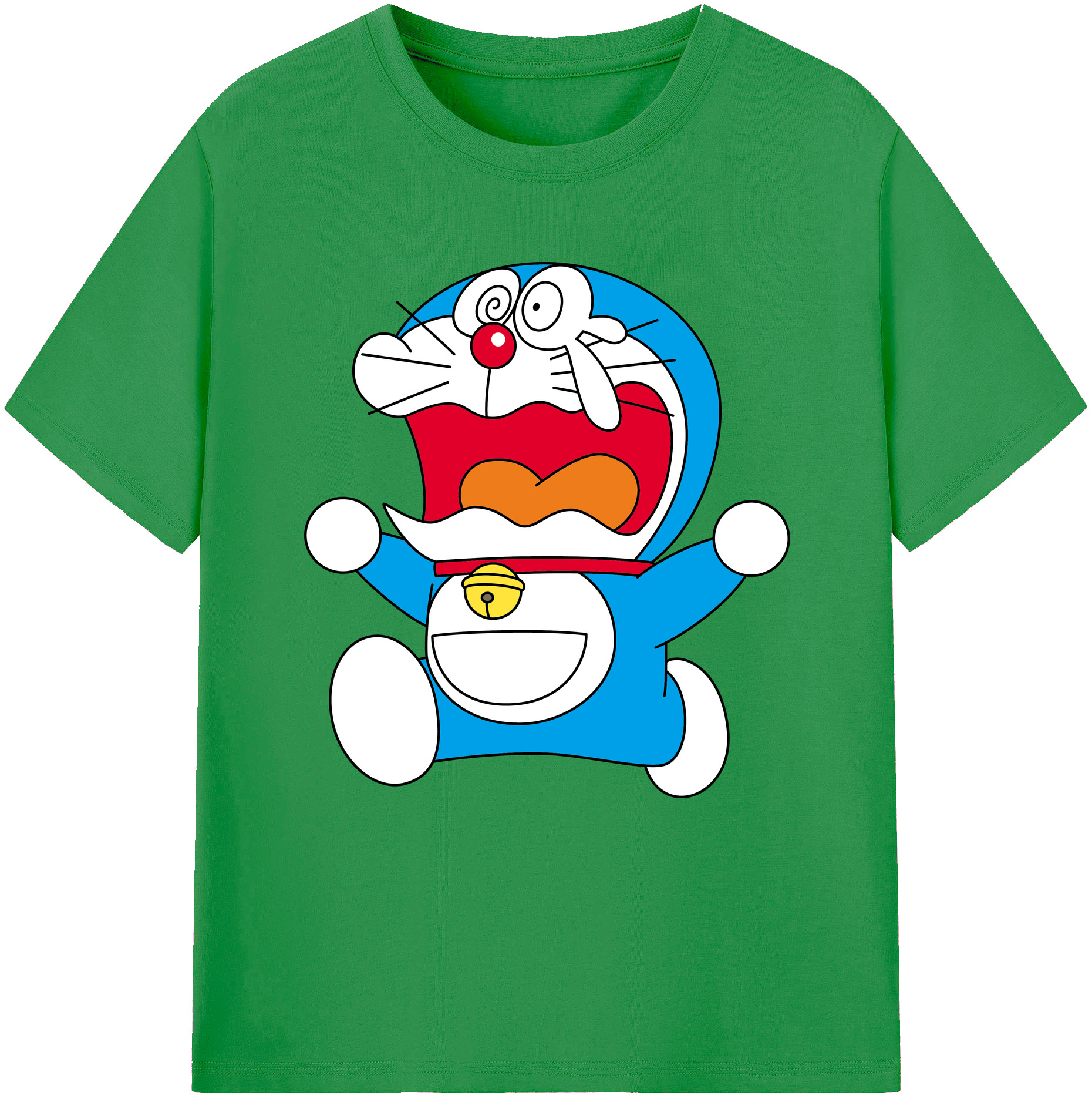 （画像用） ドラえもん Doraemon レディースカジュアルプリントTシャツ（綿100％）