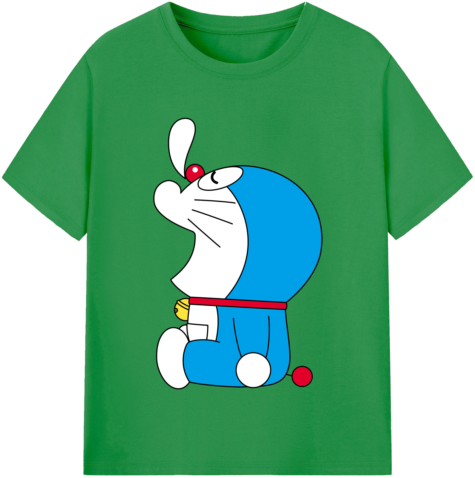 （画像用） ドラえもん Doraemon レディースカジュアルプリントTシャツ（綿100％）