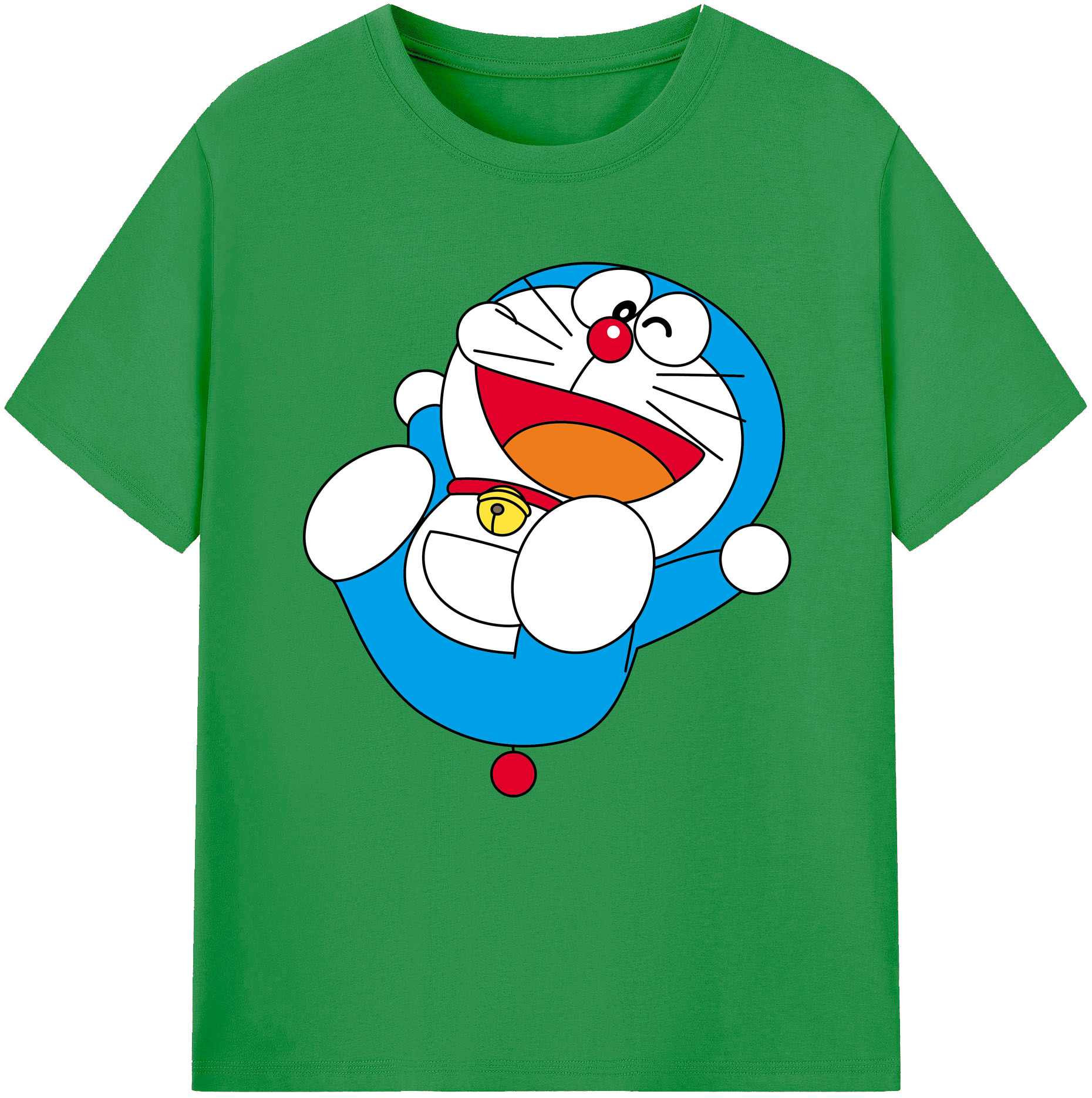 （画像用） ドラえもん Doraemon レディースカジュアルプリントTシャツ（綿100％）