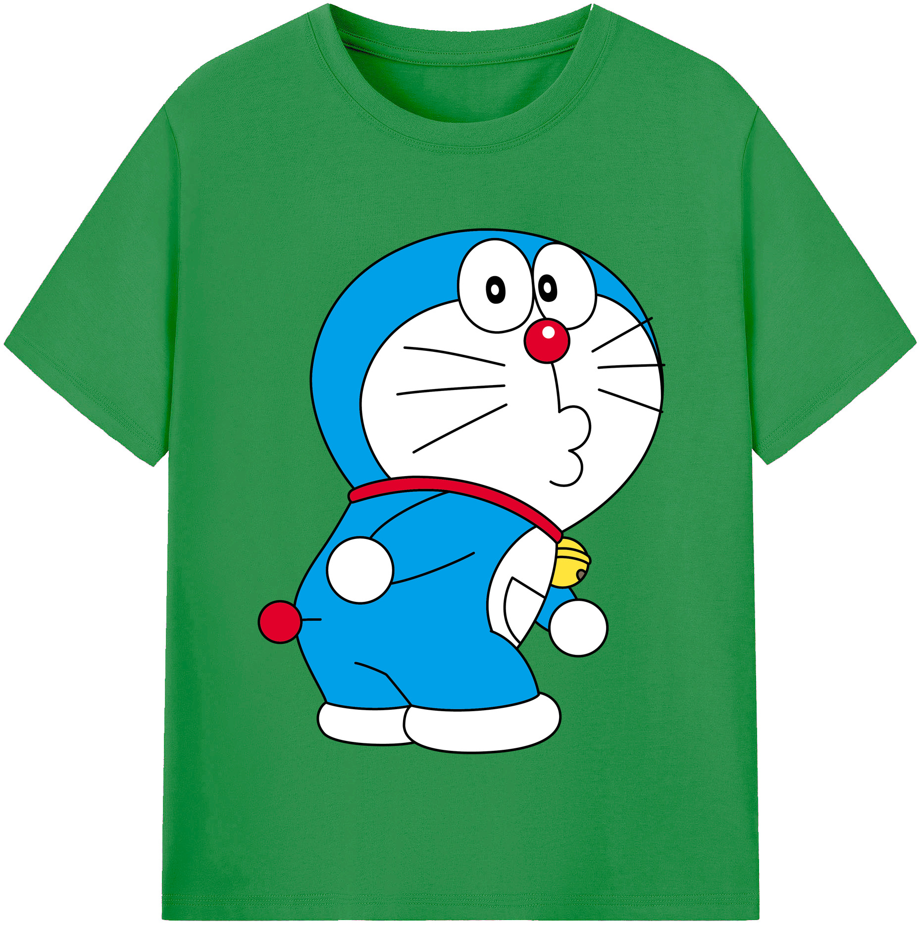 （画像用） ドラえもん Doraemon レディースカジュアルプリントTシャツ（綿100％）