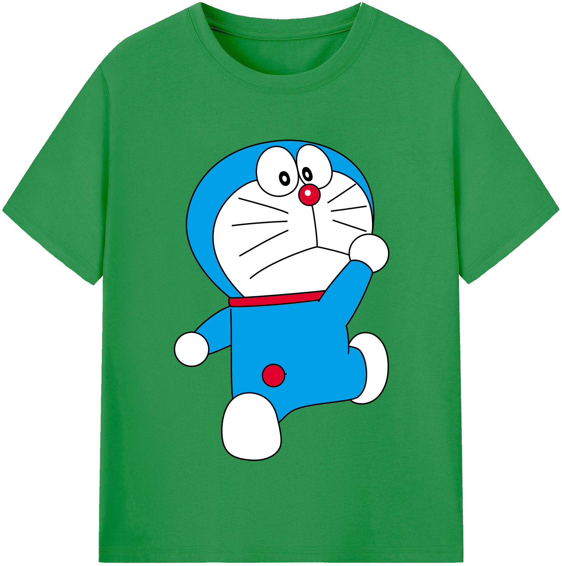 （画像用） ドラえもん Doraemon レディースカジュアルプリントTシャツ（綿100％）