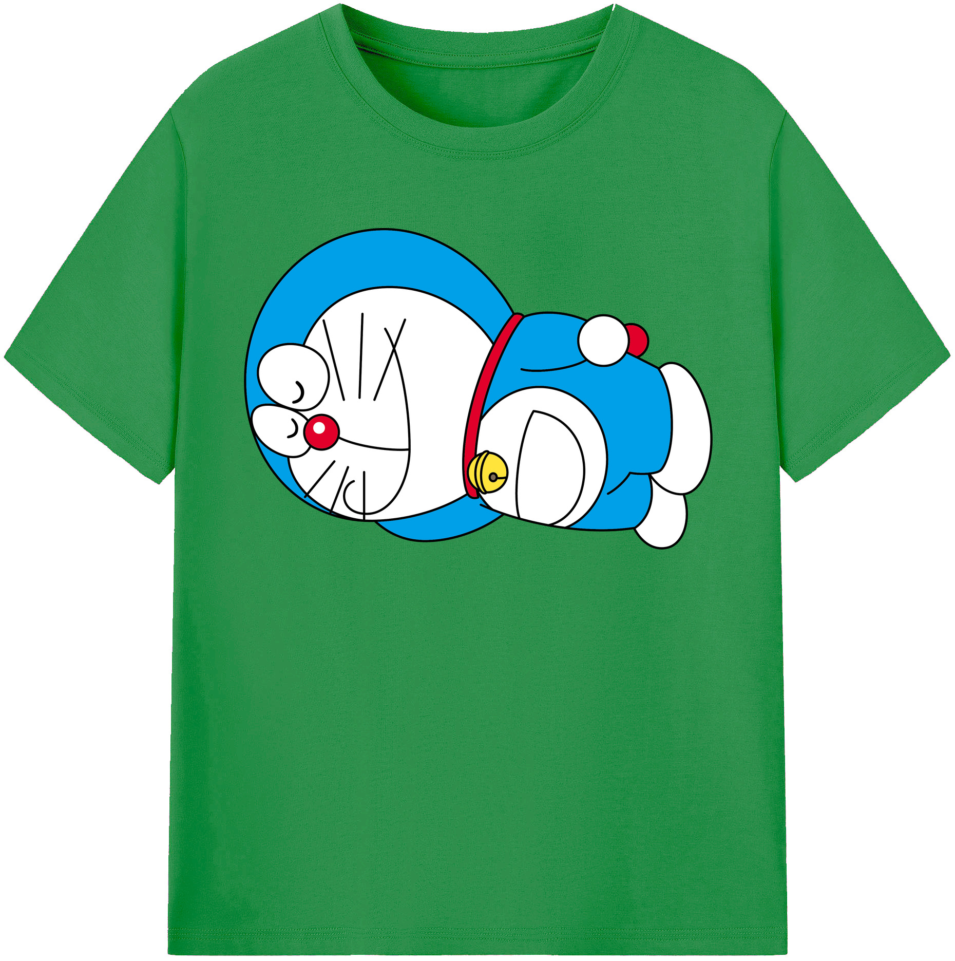 （画像用） ドラえもん Doraemon レディースカジュアルプリントTシャツ（綿100％）