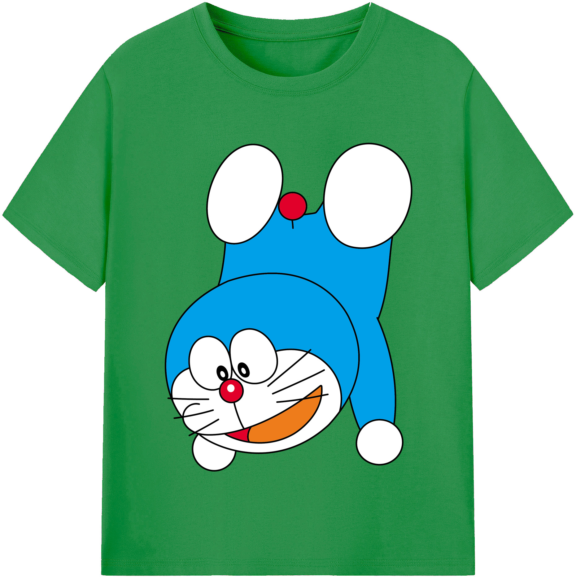 （画像用） ドラえもん Doraemon レディースカジュアルプリントTシャツ（綿100％）