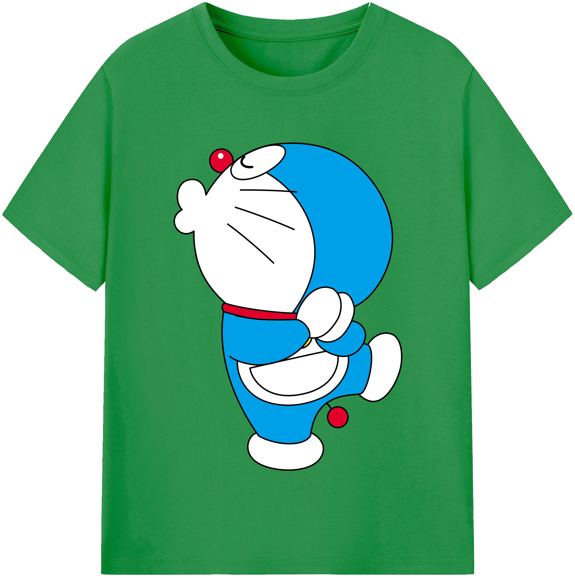 （画像用） ドラえもん Doraemon レディースカジュアルプリントTシャツ（綿100％）