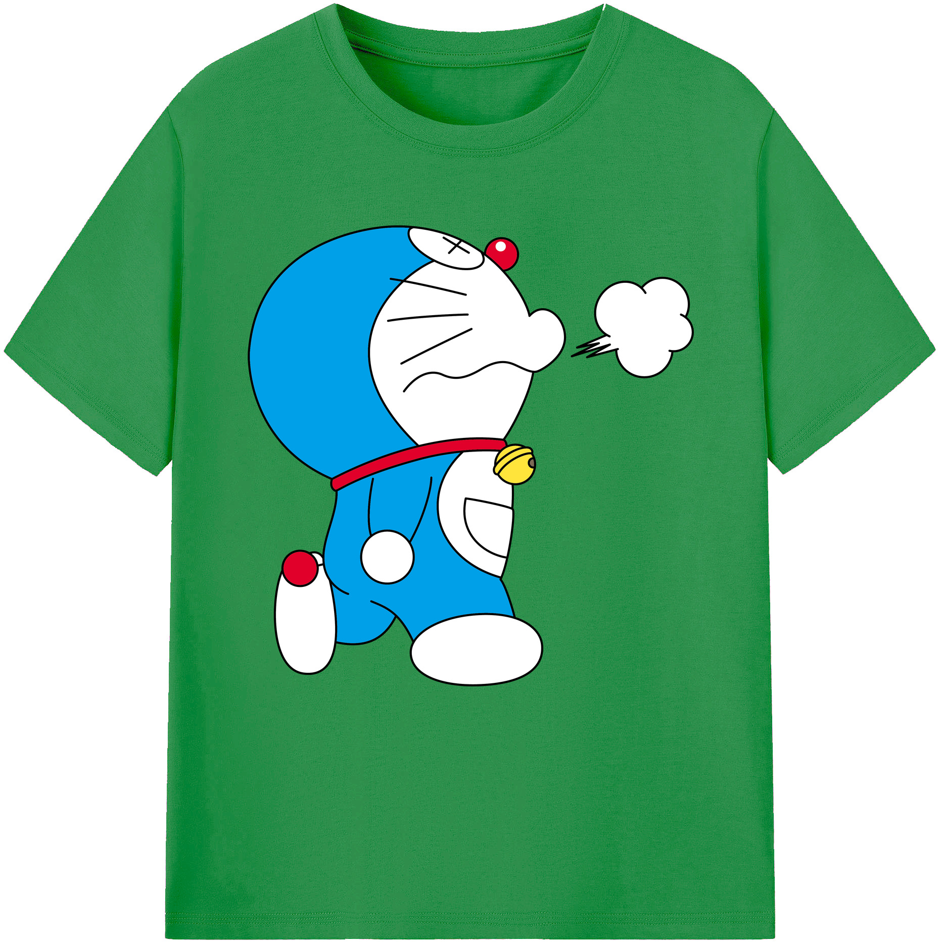 （画像用） ドラえもん Doraemon レディースカジュアルプリントTシャツ（綿100％）
