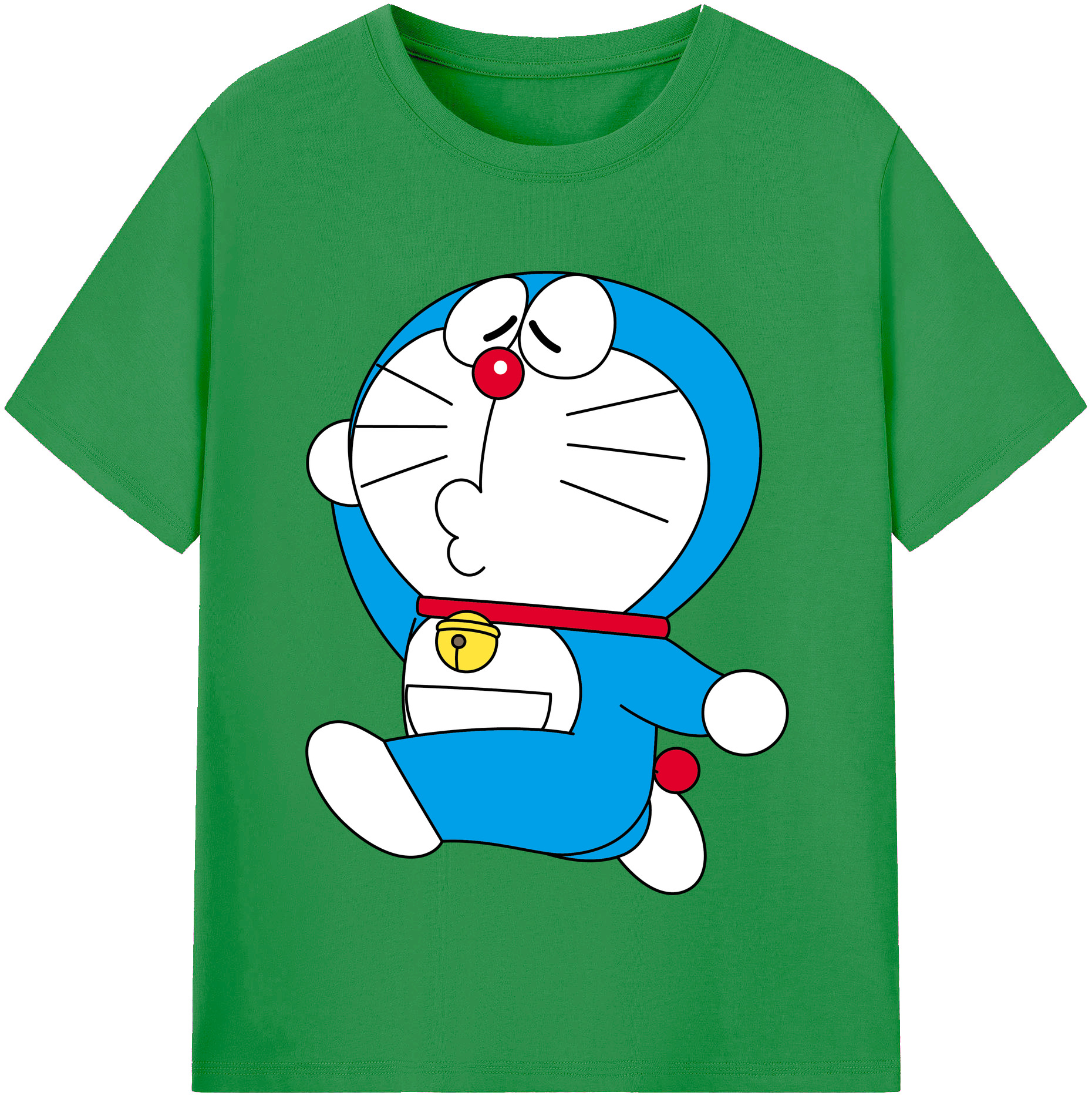 （画像用） ドラえもん Doraemon レディースカジュアルプリントTシャツ（綿100％）