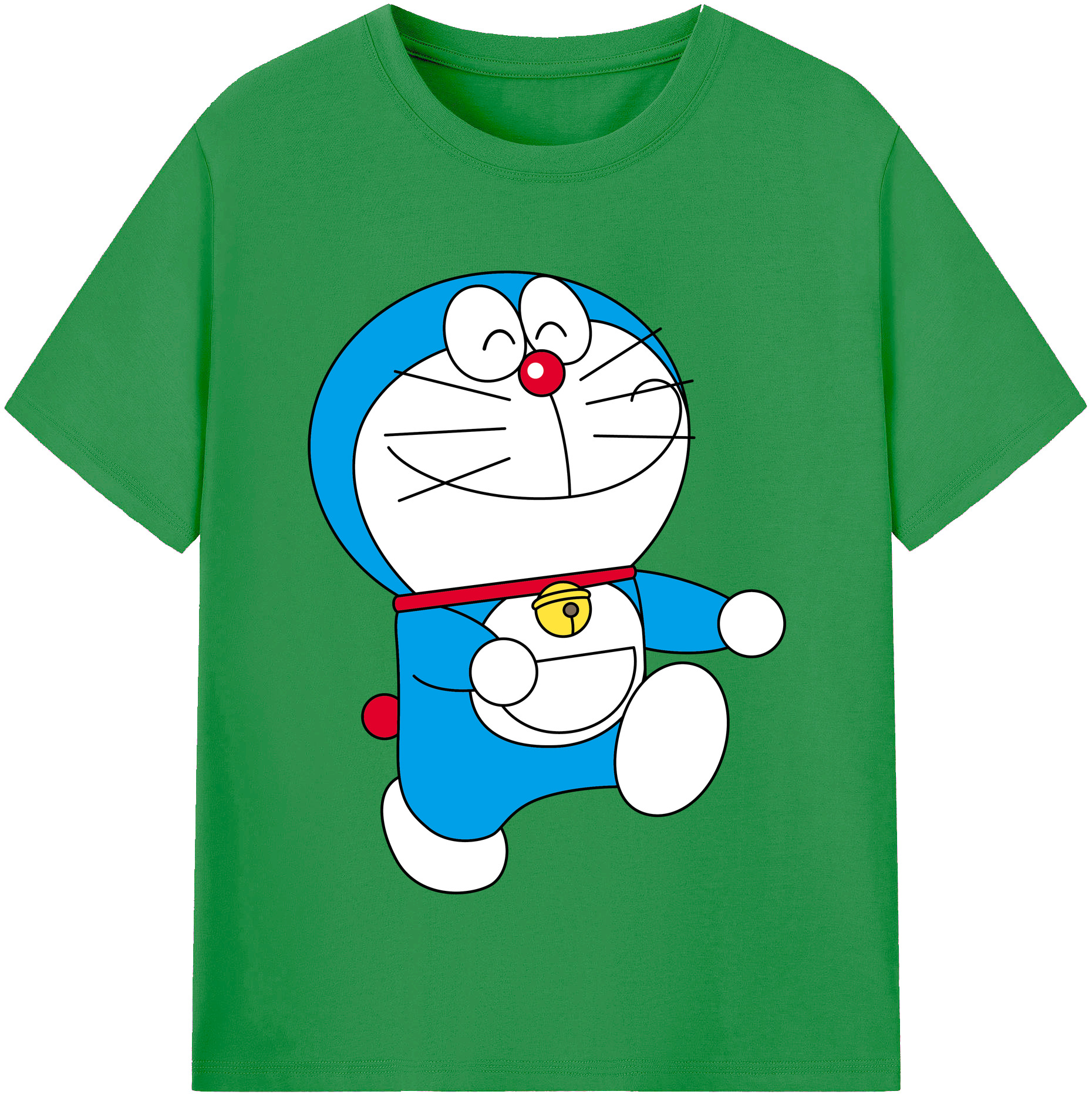 （画像用） ドラえもん Doraemon レディースカジュアルプリントTシャツ（綿100％）