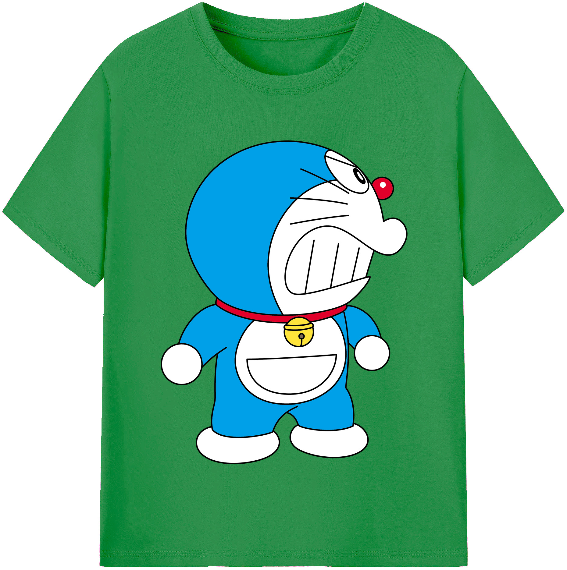 （画像用） ドラえもん Doraemon レディースカジュアルプリントTシャツ（綿100％）