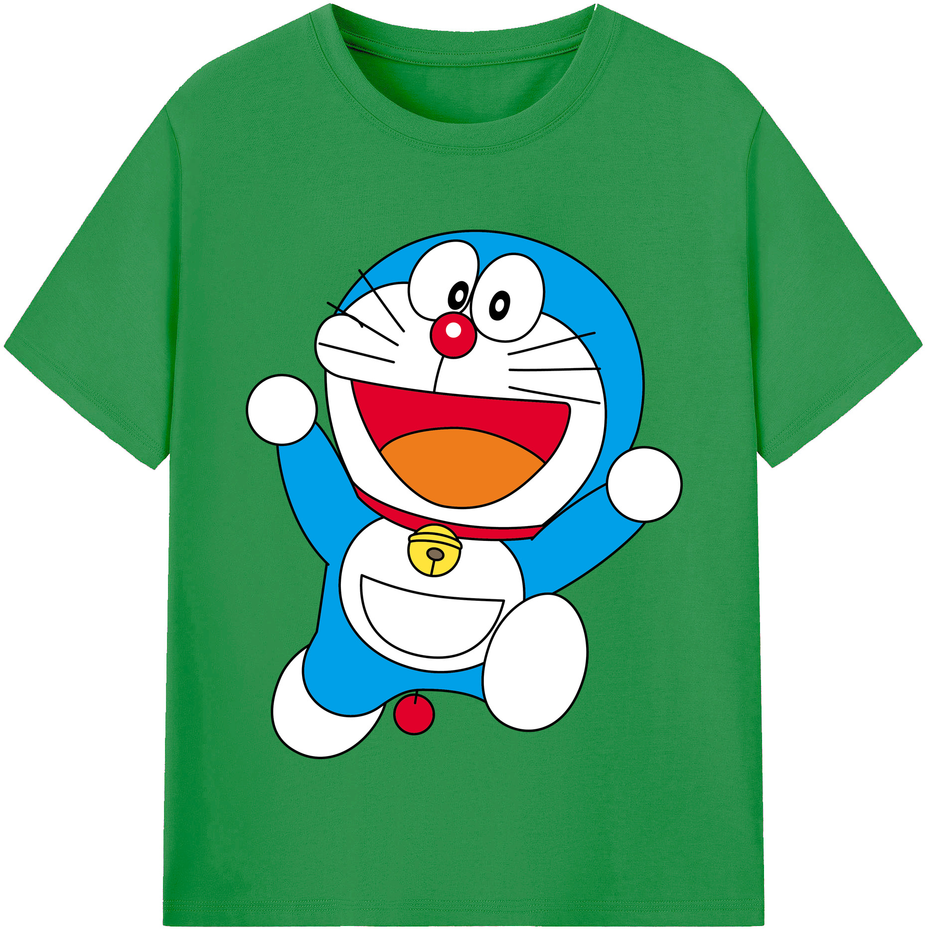 （画像用） ドラえもん Doraemon レディースカジュアルプリントTシャツ（綿100％）