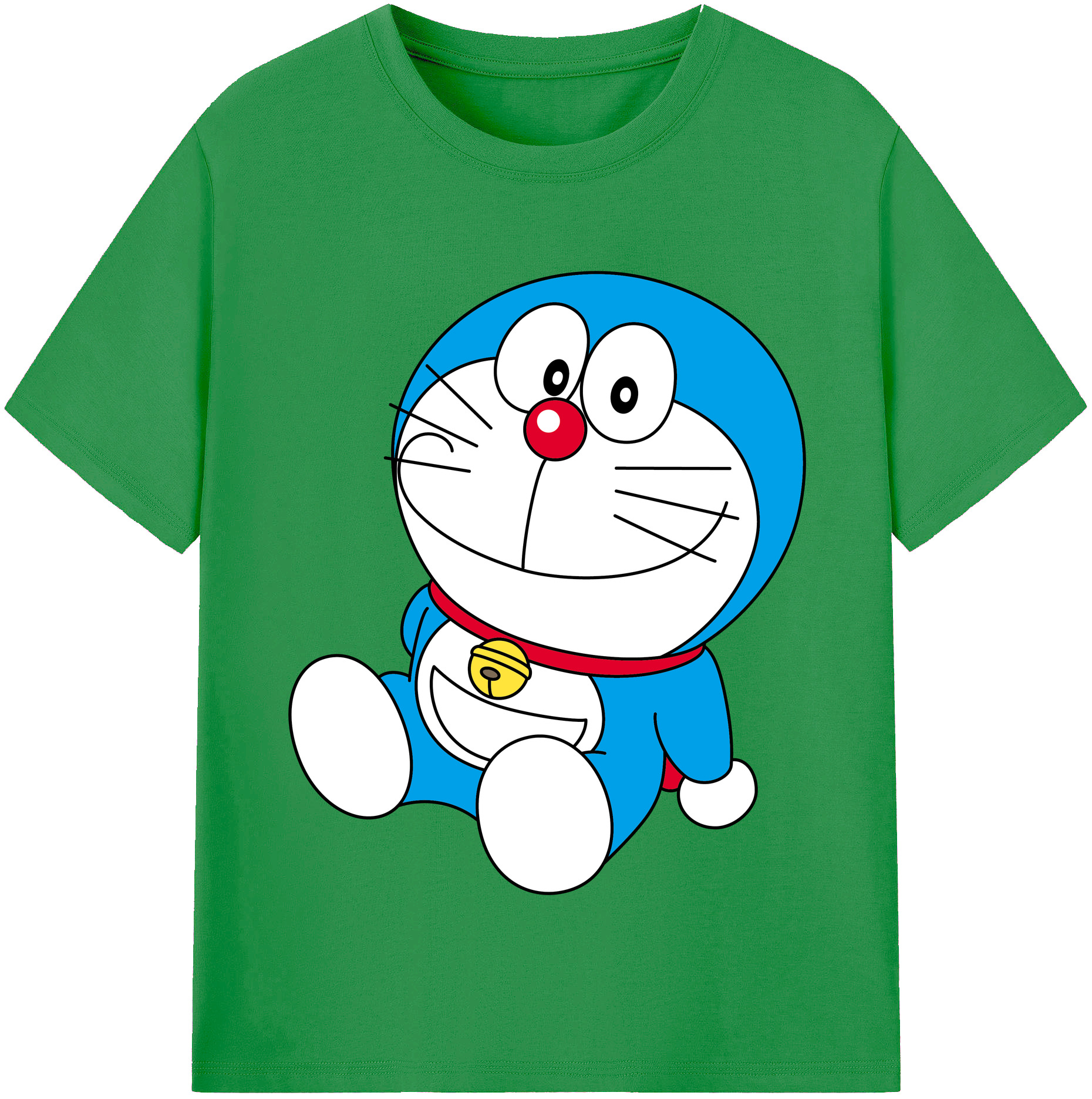（画像用） ドラえもん Doraemon レディースカジュアルプリントTシャツ（綿100％）