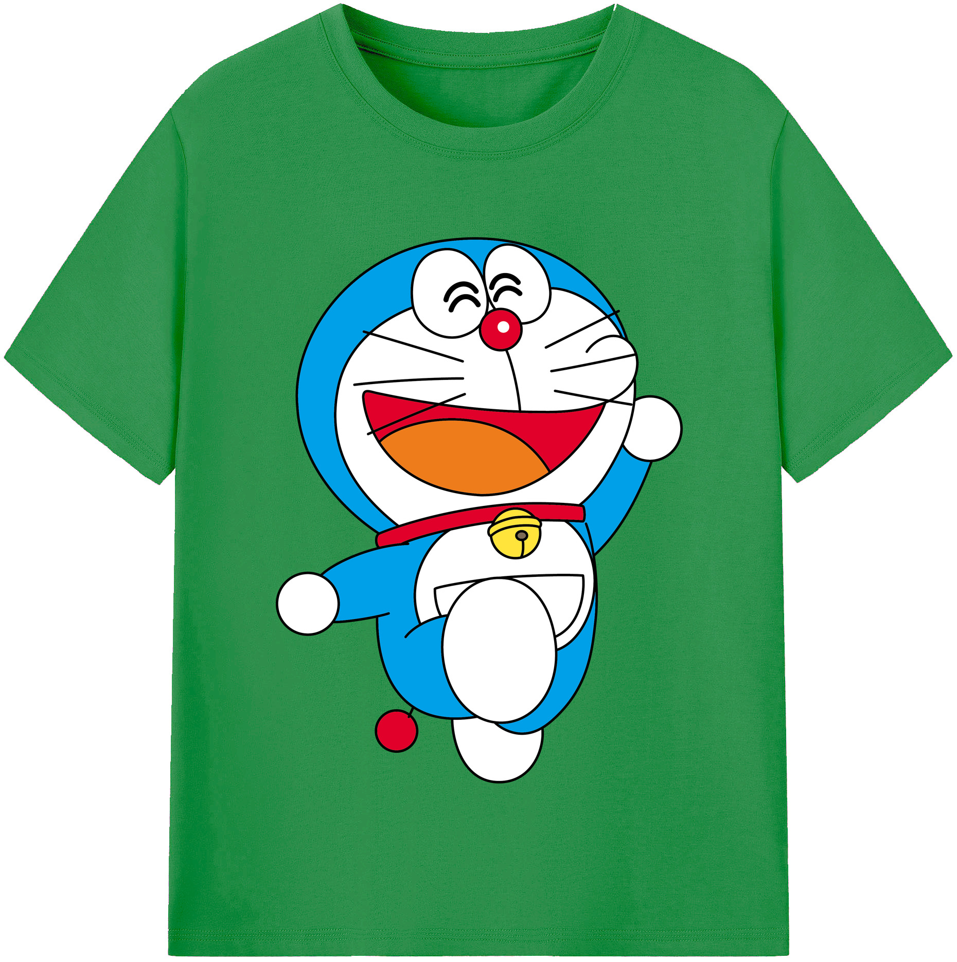 （画像用） ドラえもん Doraemon レディースカジュアルプリントTシャツ（綿100％）