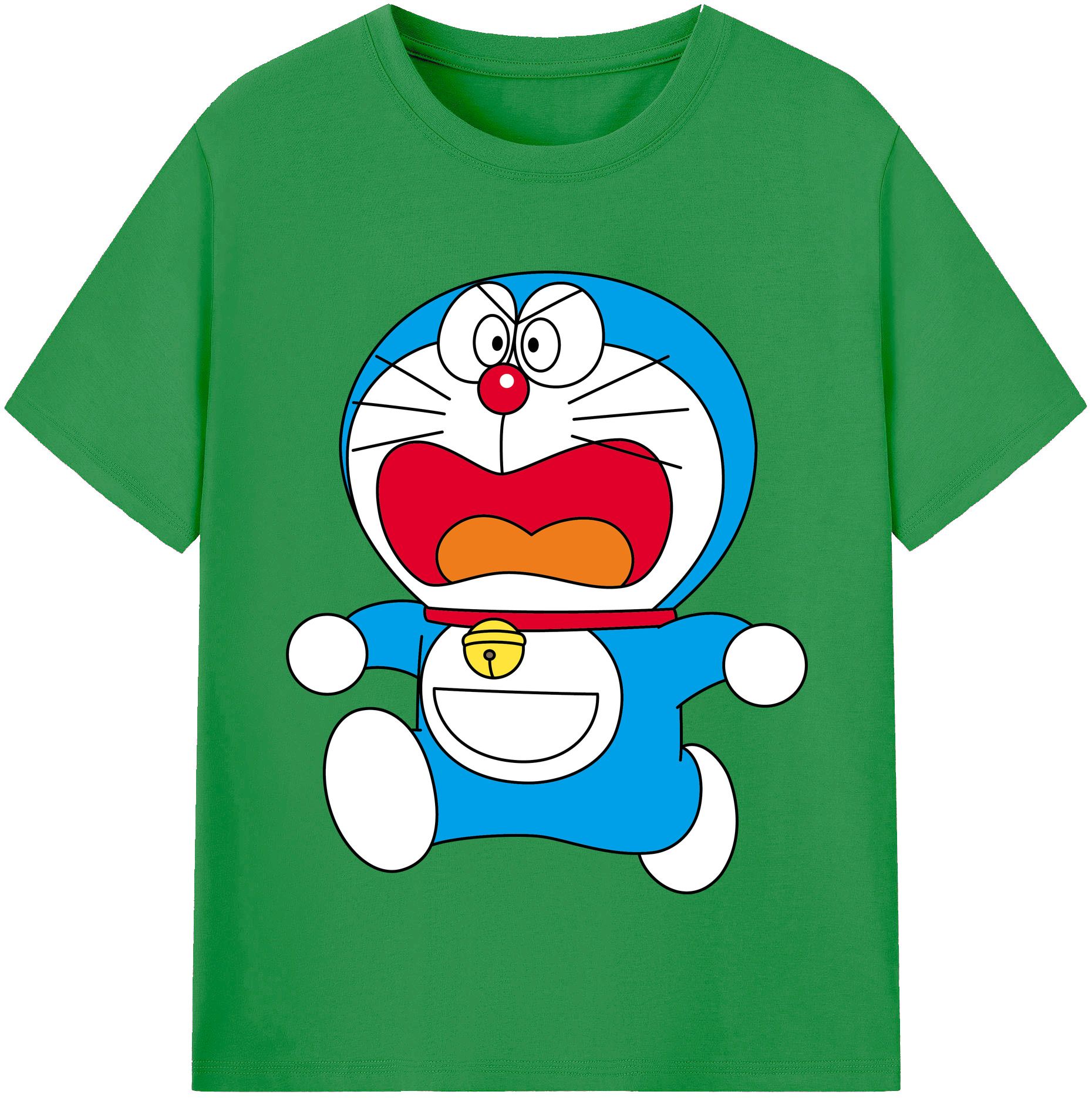 （画像用） ドラえもん Doraemon レディースカジュアルプリントTシャツ（綿100％）