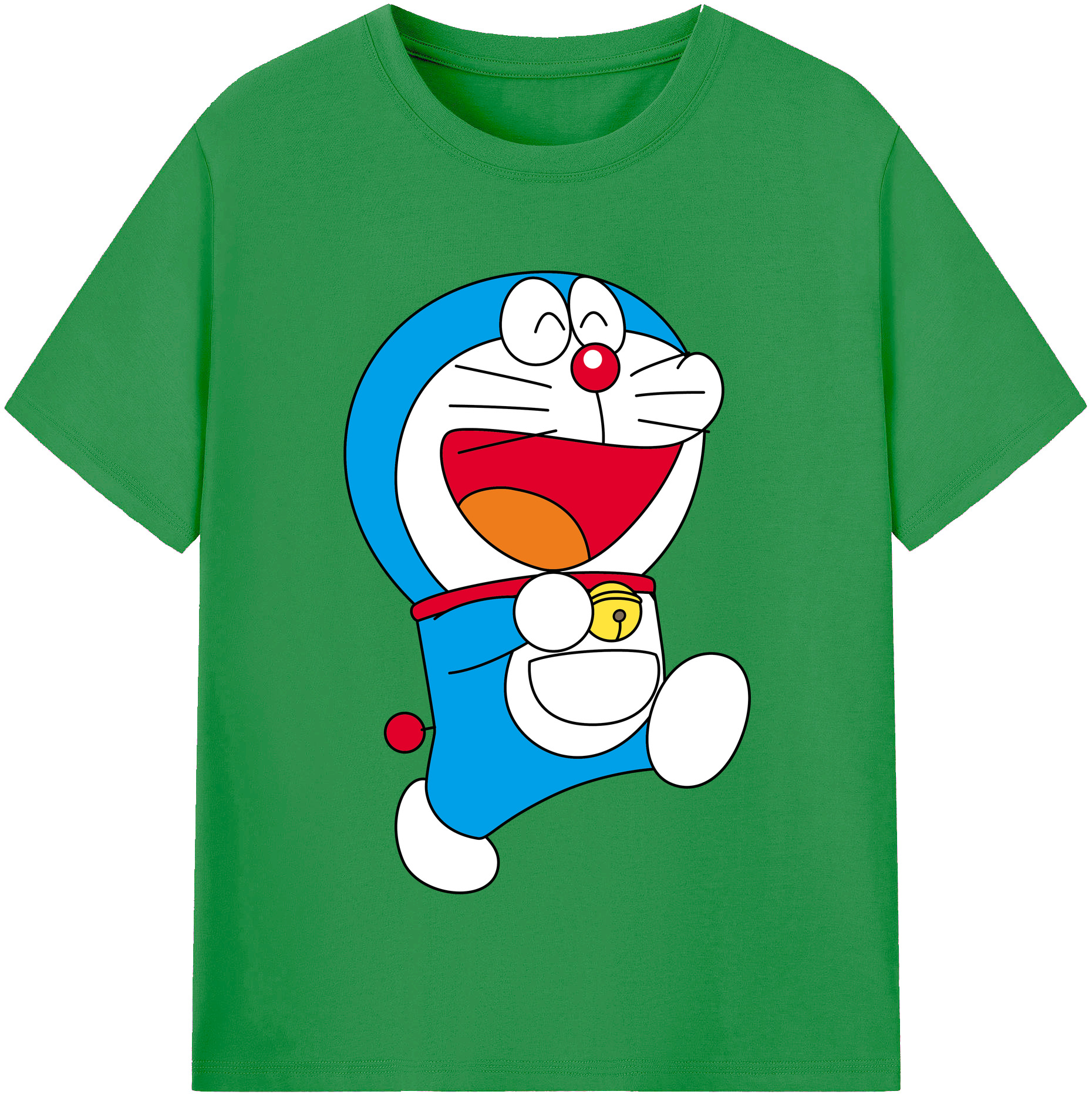 （画像用） ドラえもん Doraemon レディースカジュアルプリントTシャツ（綿100％）