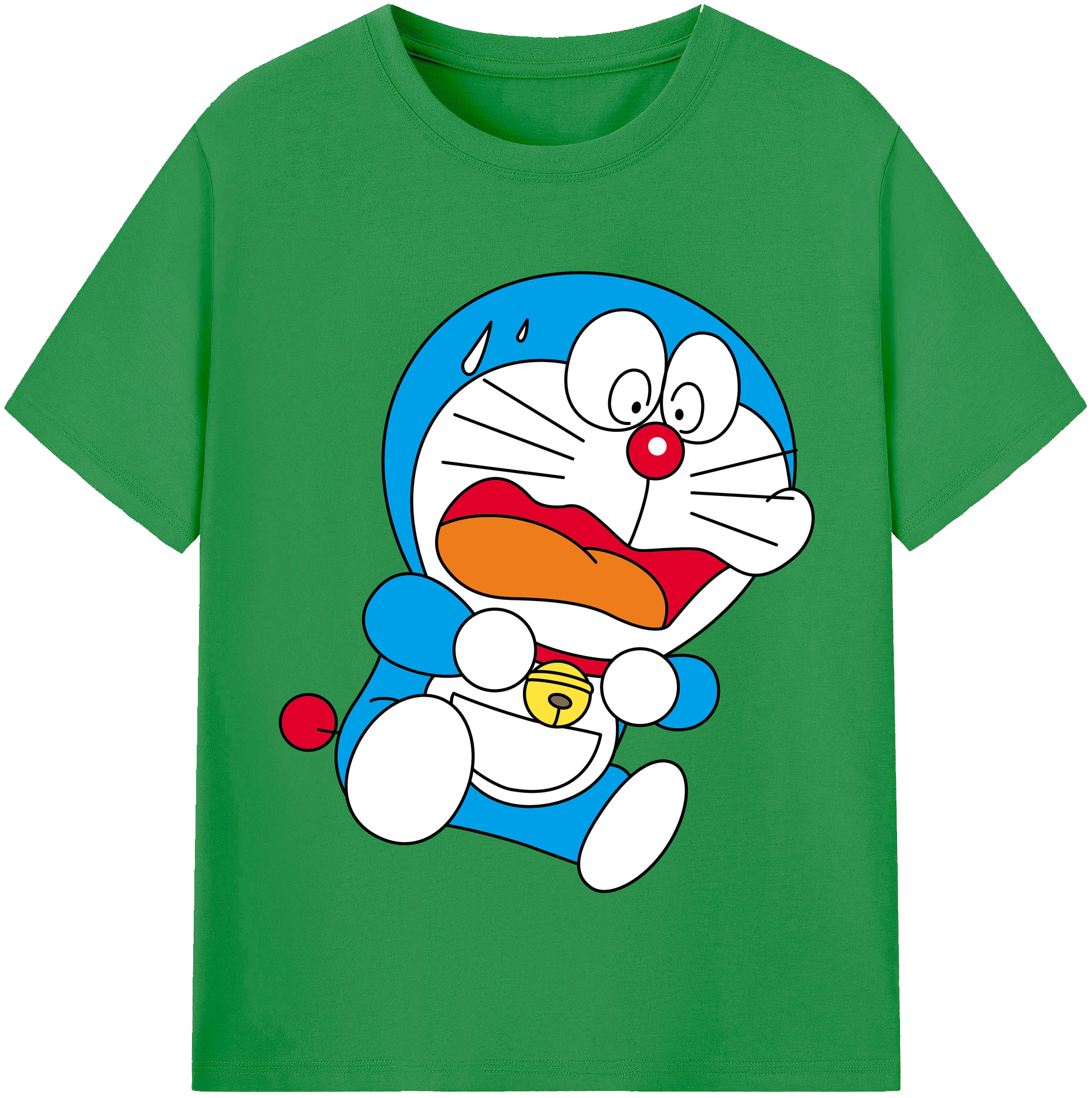 （画像用） ドラえもん Doraemon レディースカジュアルプリントTシャツ（綿100％）