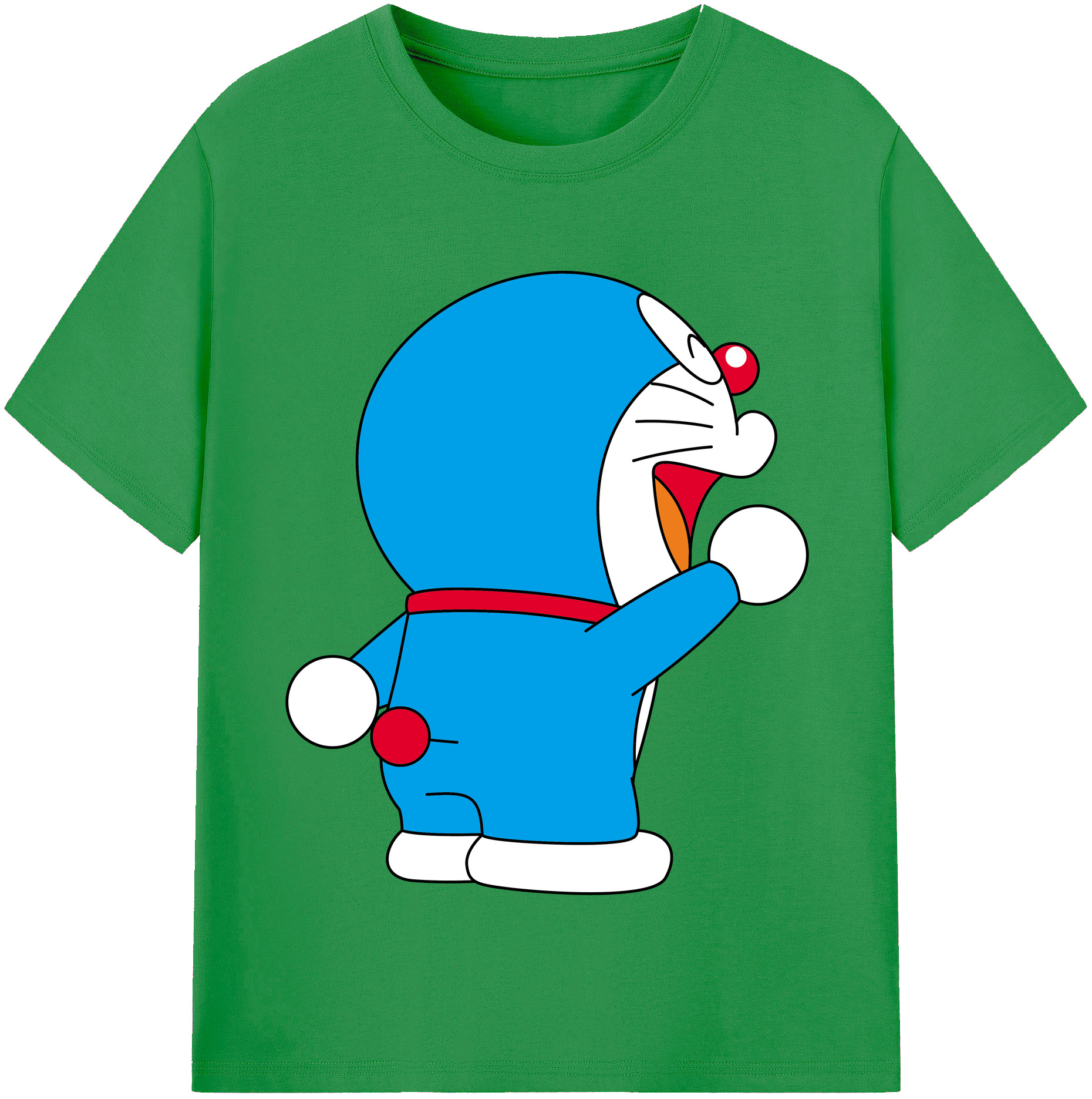 （画像用） ドラえもん Doraemon レディースカジュアルプリントTシャツ（綿100％）
