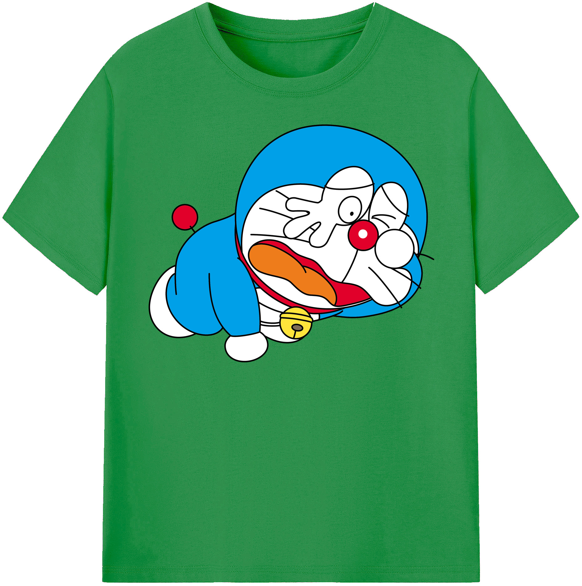 （画像用） ドラえもん Doraemon レディースカジュアルプリントTシャツ（綿100％）