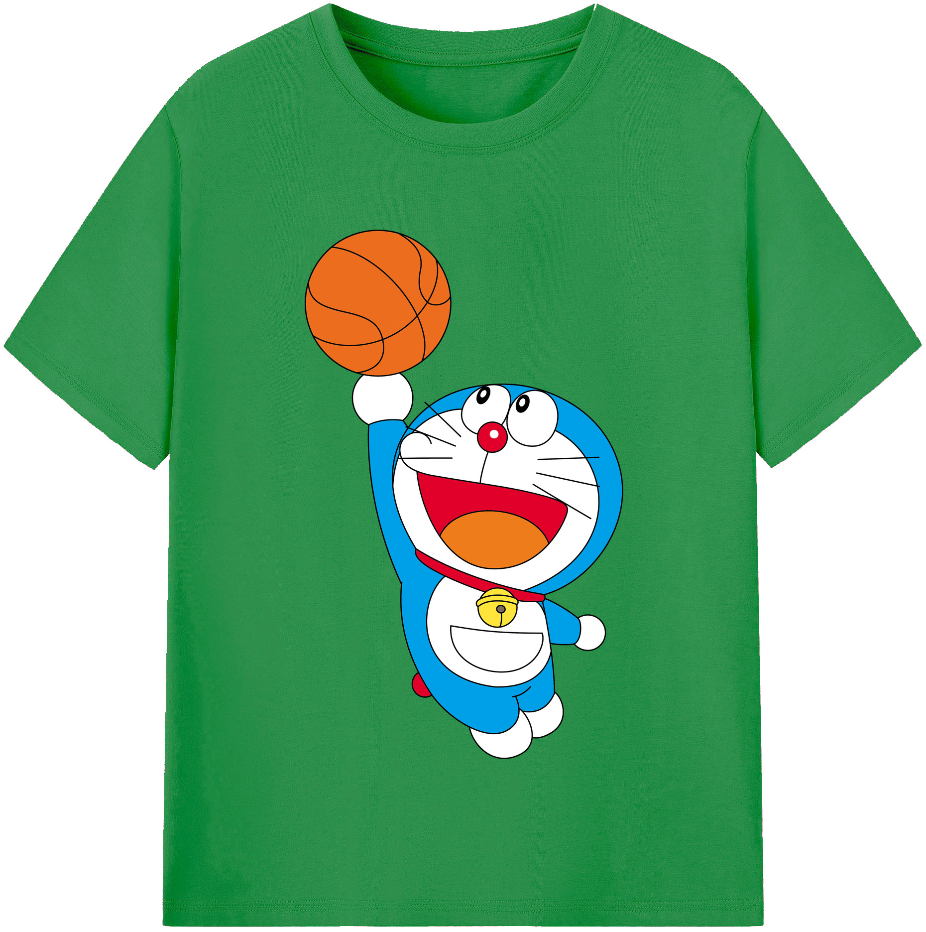 （画像用） ドラえもん Doraemon レディースカジュアルプリントTシャツ（綿100％）