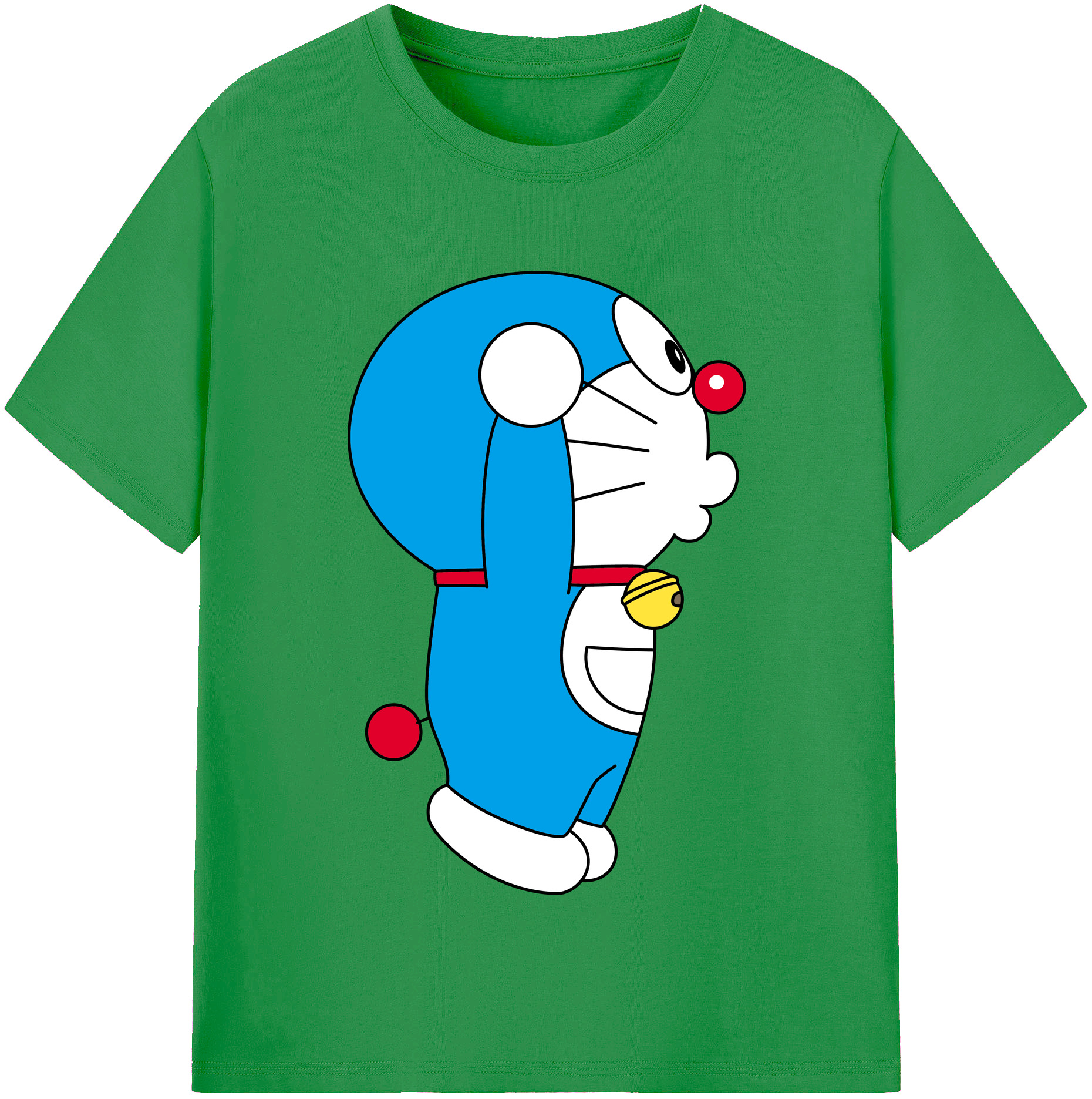 （画像用） ドラえもん Doraemon レディースカジュアルプリントTシャツ（綿100％）
