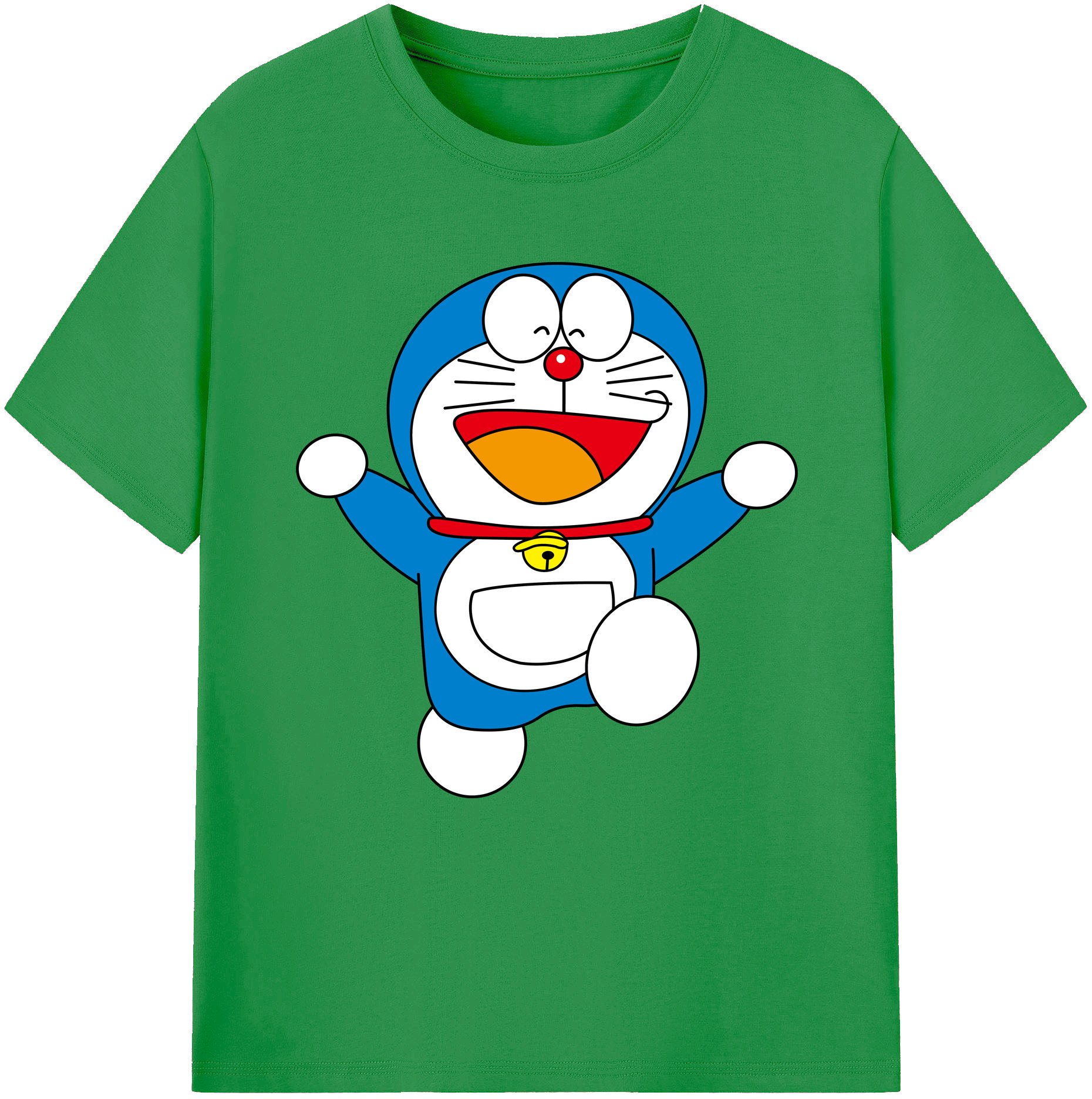 （画像用） ドラえもん Doraemon レディースカジュアルプリントTシャツ（綿100％）