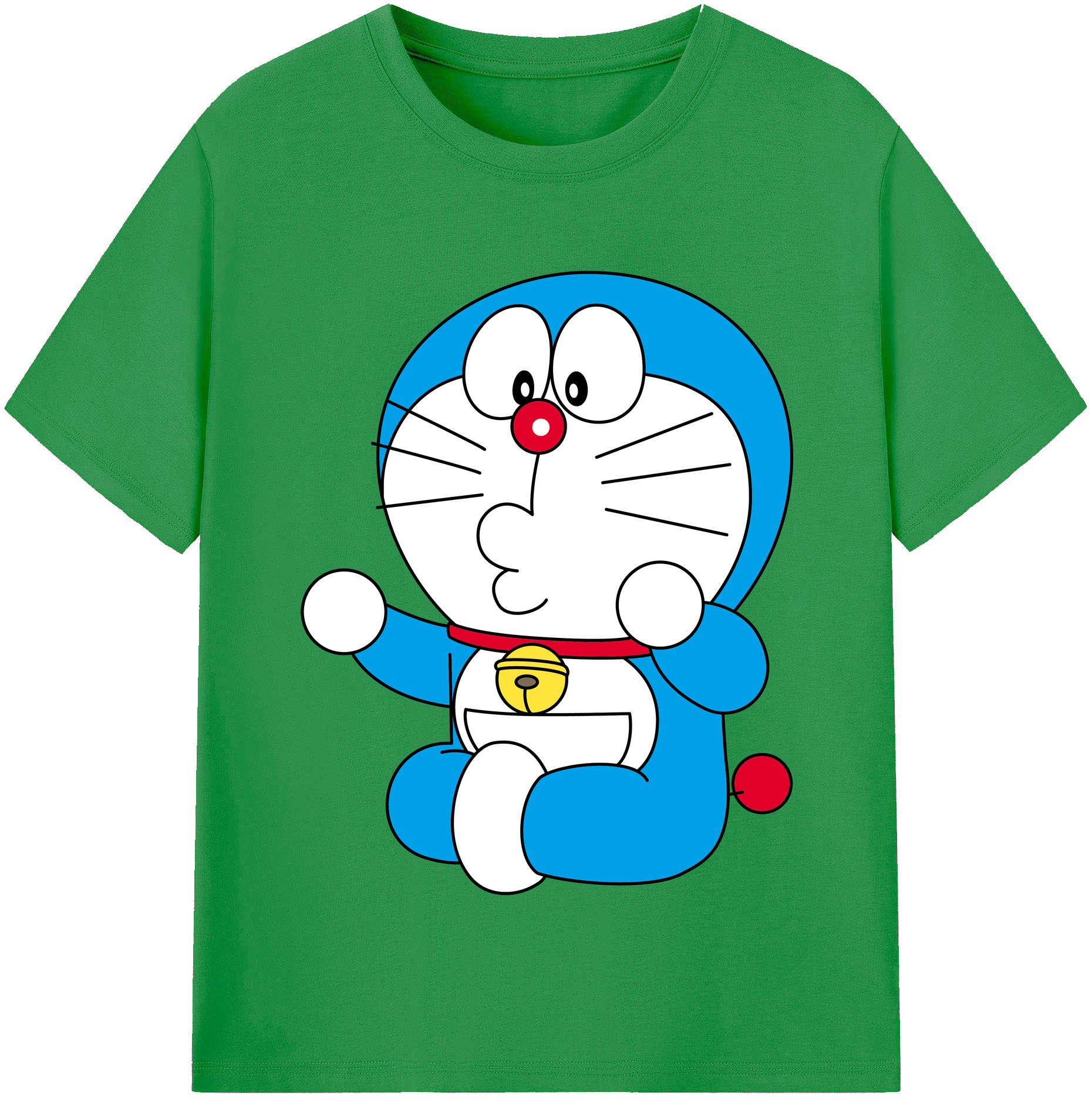 （画像用） ドラえもん Doraemon レディースカジュアルプリントTシャツ（綿100％）