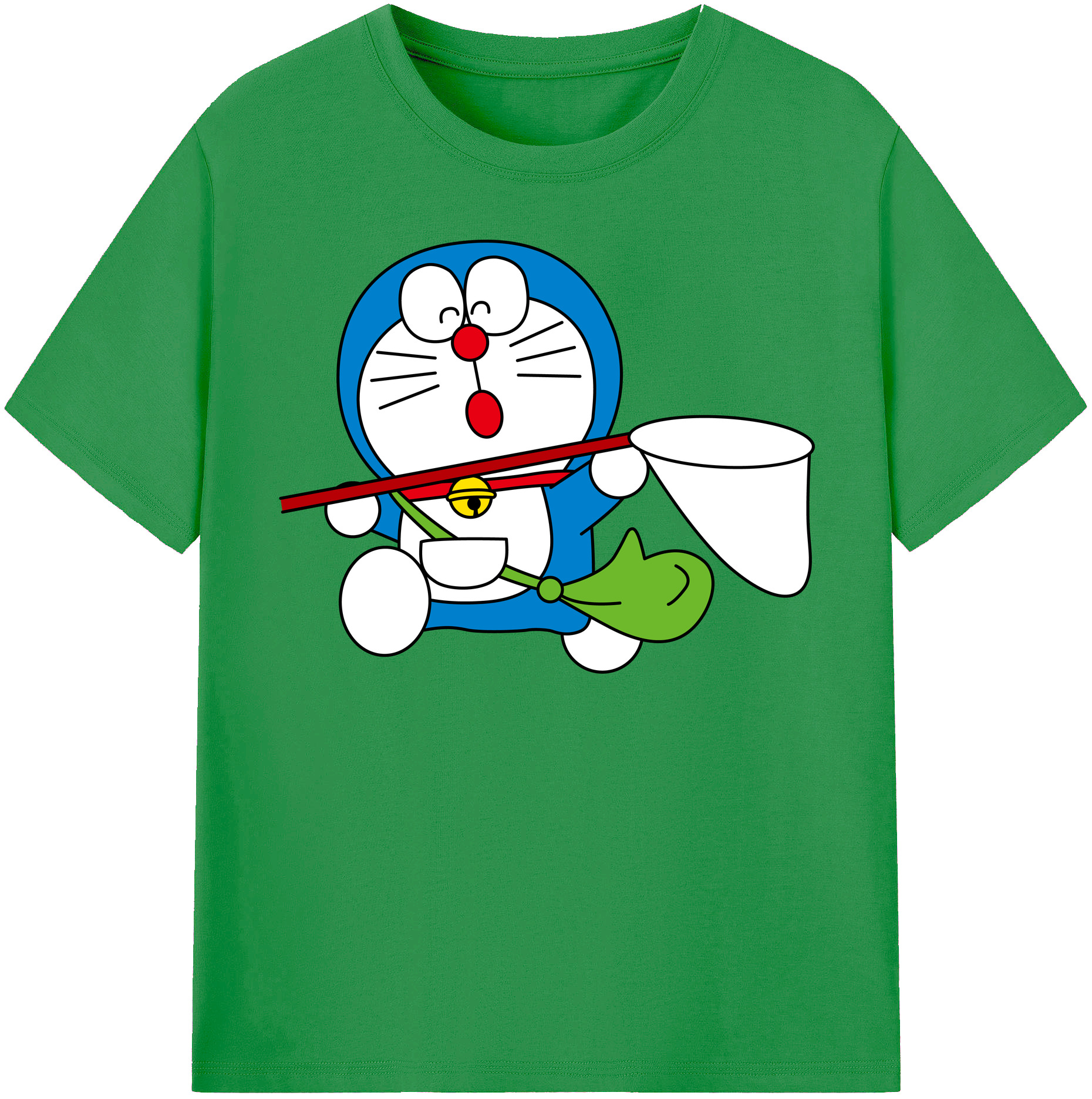 （画像用） ドラえもん Doraemon レディースカジュアルプリントTシャツ（綿100％）