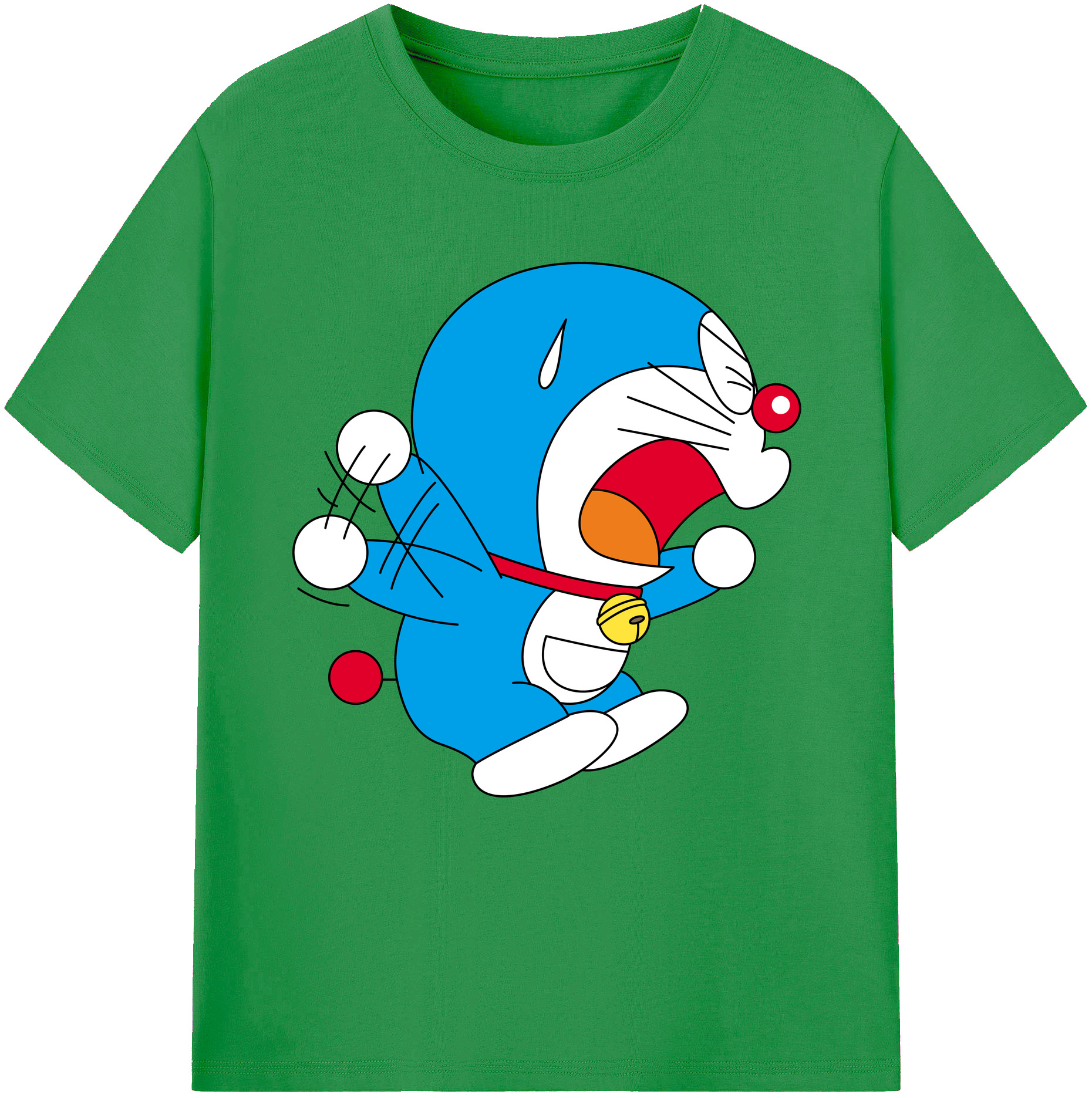（画像用） ドラえもん Doraemon レディースカジュアルプリントTシャツ（綿100％）