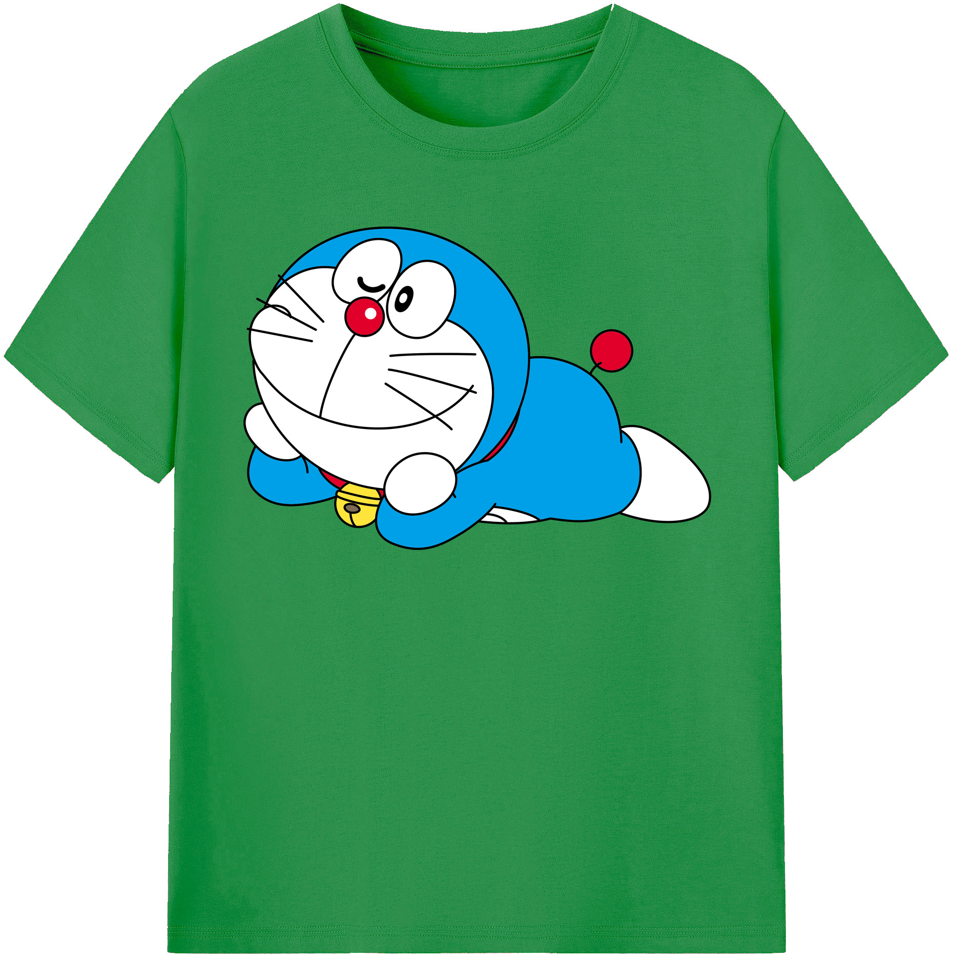 （画像用） ドラえもん Doraemon レディースカジュアルプリントTシャツ（綿100％）