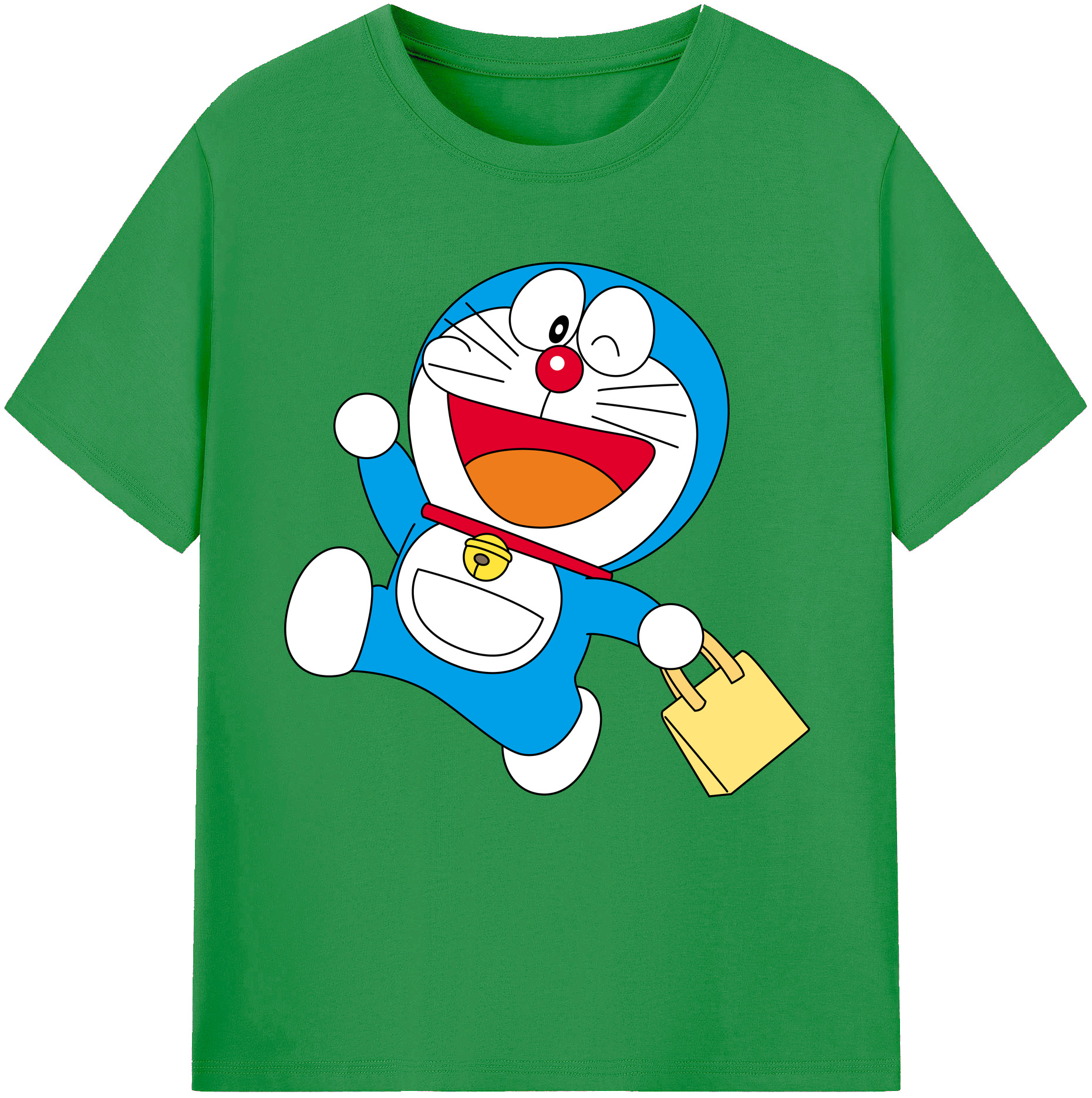 （画像用） ドラえもん Doraemon レディースカジュアルプリントTシャツ（綿100％）