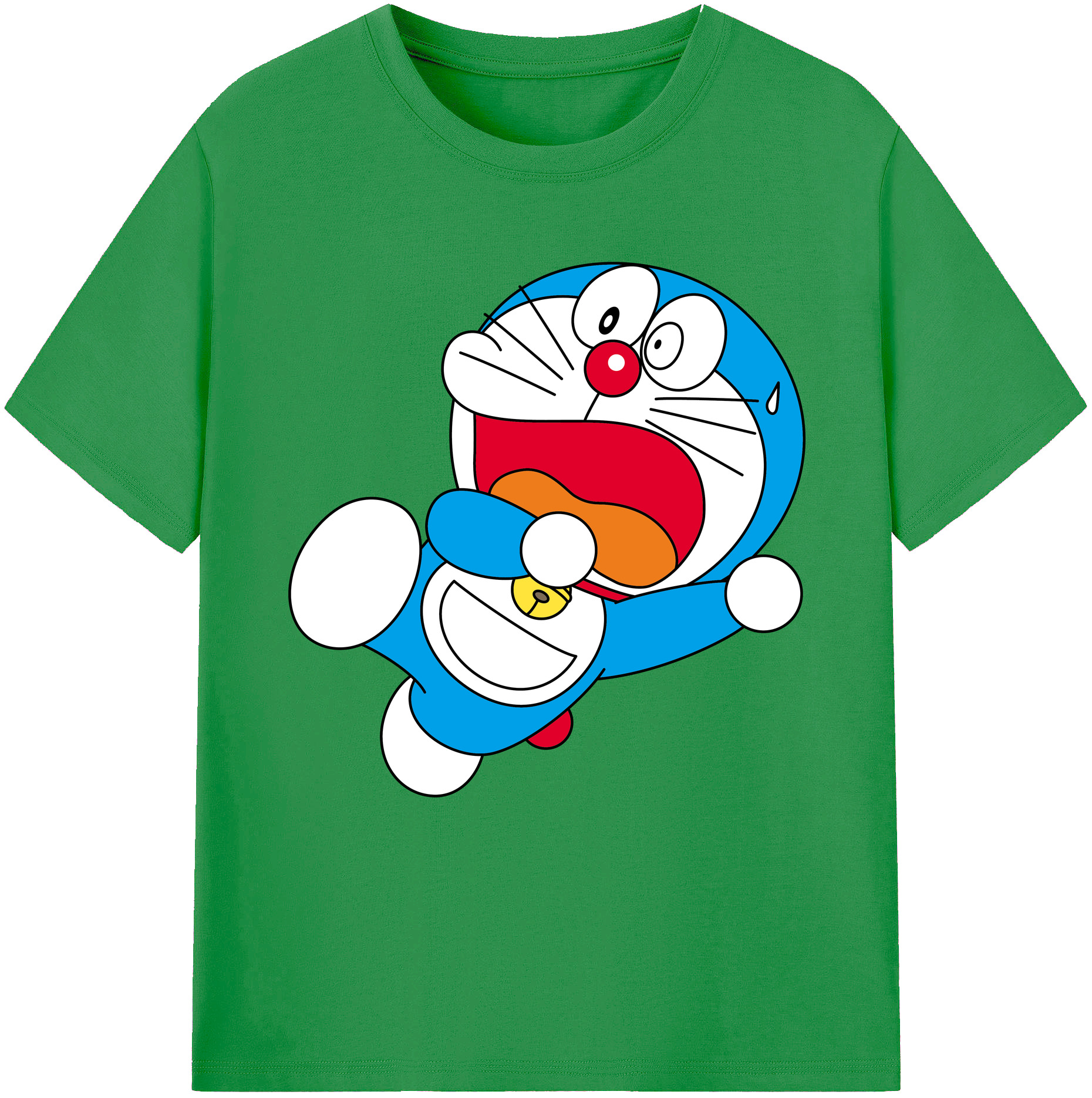 （画像用） ドラえもん Doraemon レディースカジュアルプリントTシャツ（綿100％）