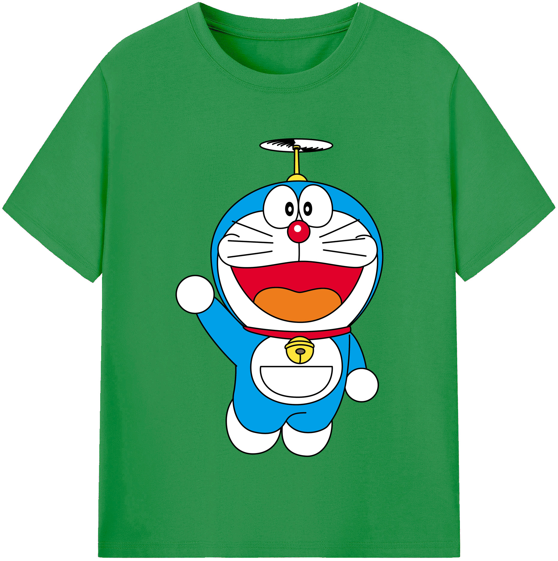 （画像用） ドラえもん Doraemon レディースカジュアルプリントTシャツ（綿100％）