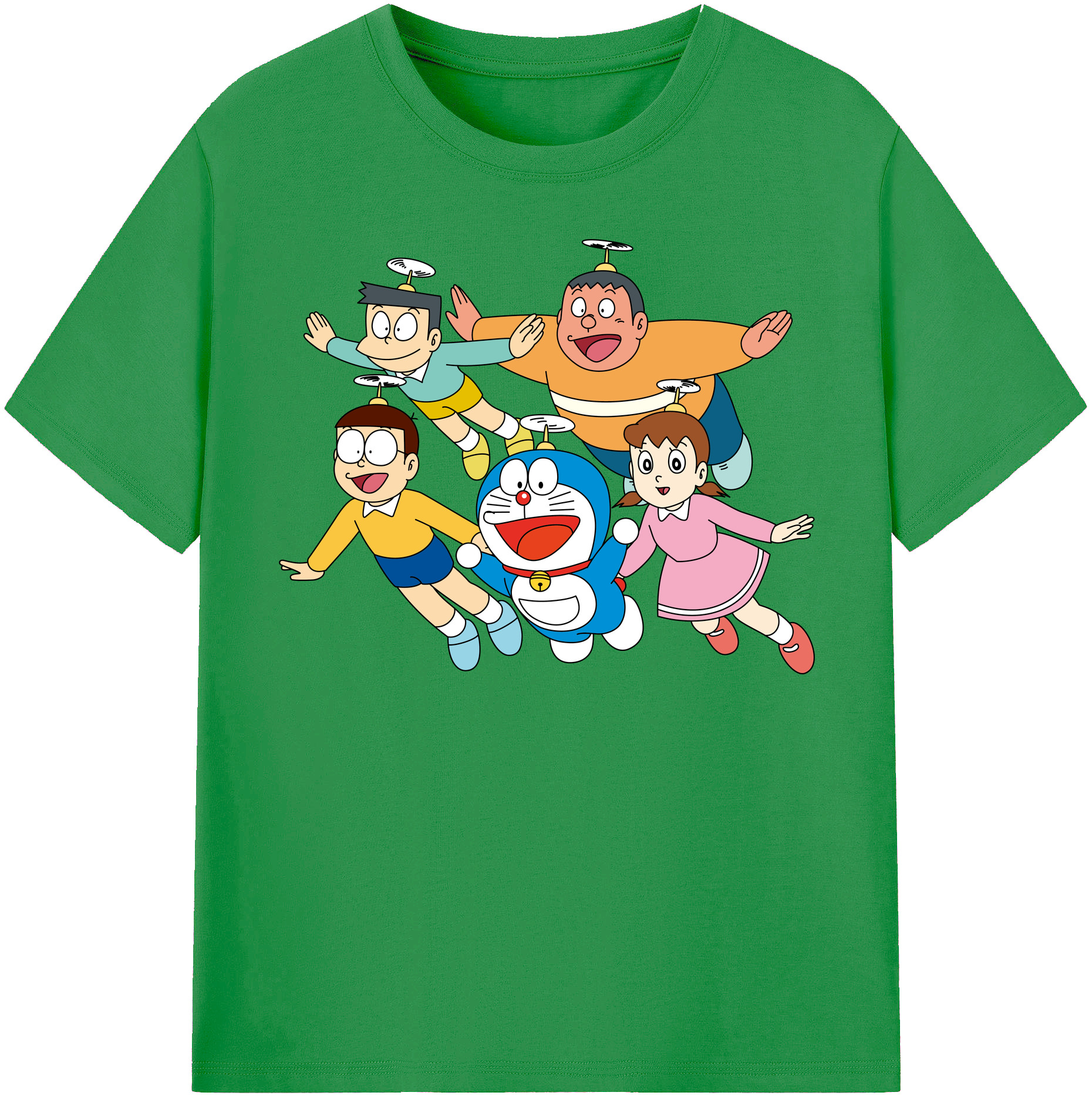 （画像用） ドラえもん 骨川 スネ夫 Doraemon Honekawa Suneo レディースカジュアルプリントTシャツ（綿100％）