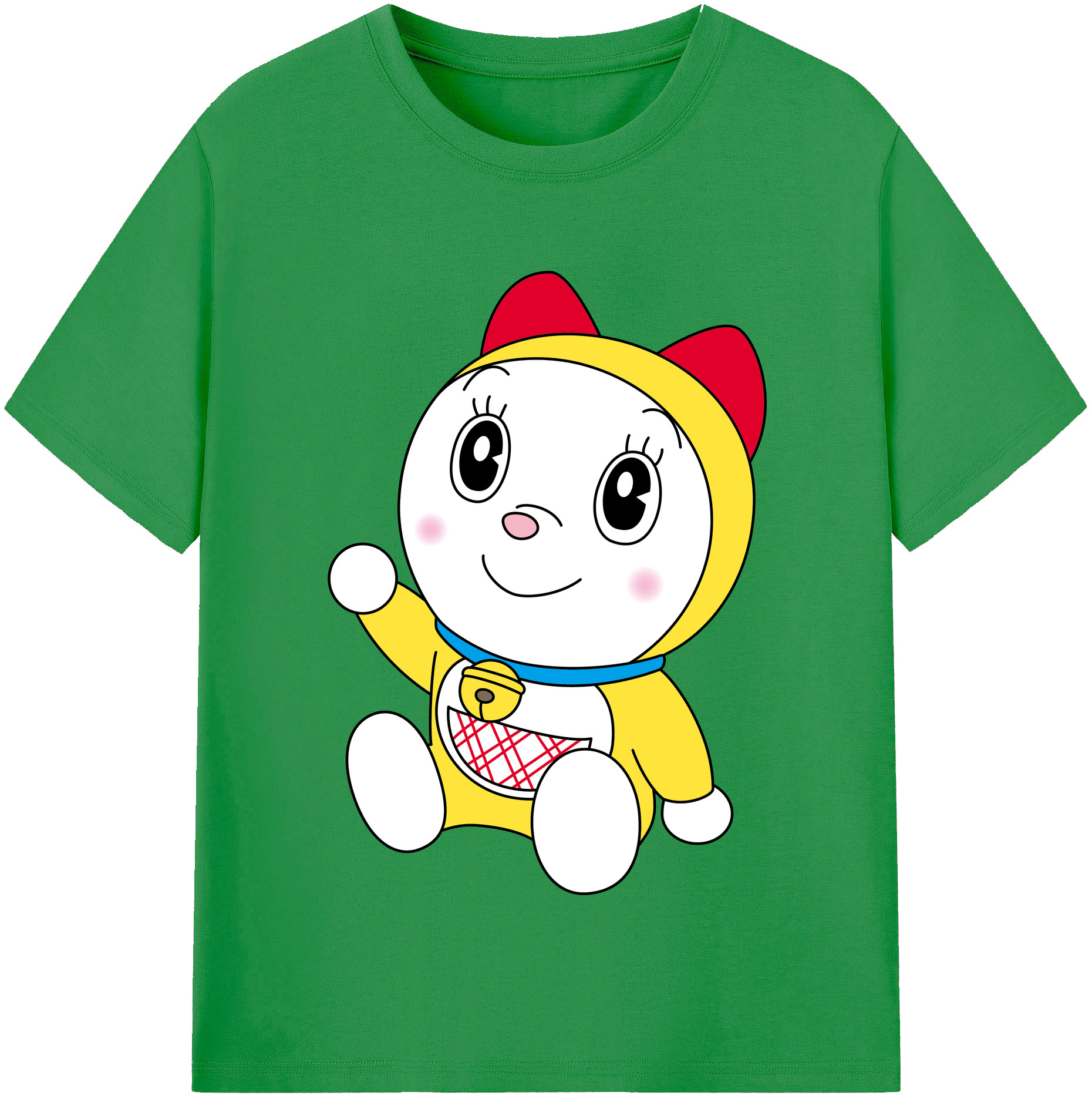 （画像用） ドラえもん ドラミ Doraemon Dorami レディースカジュアルプリントTシャツ（綿100％）
