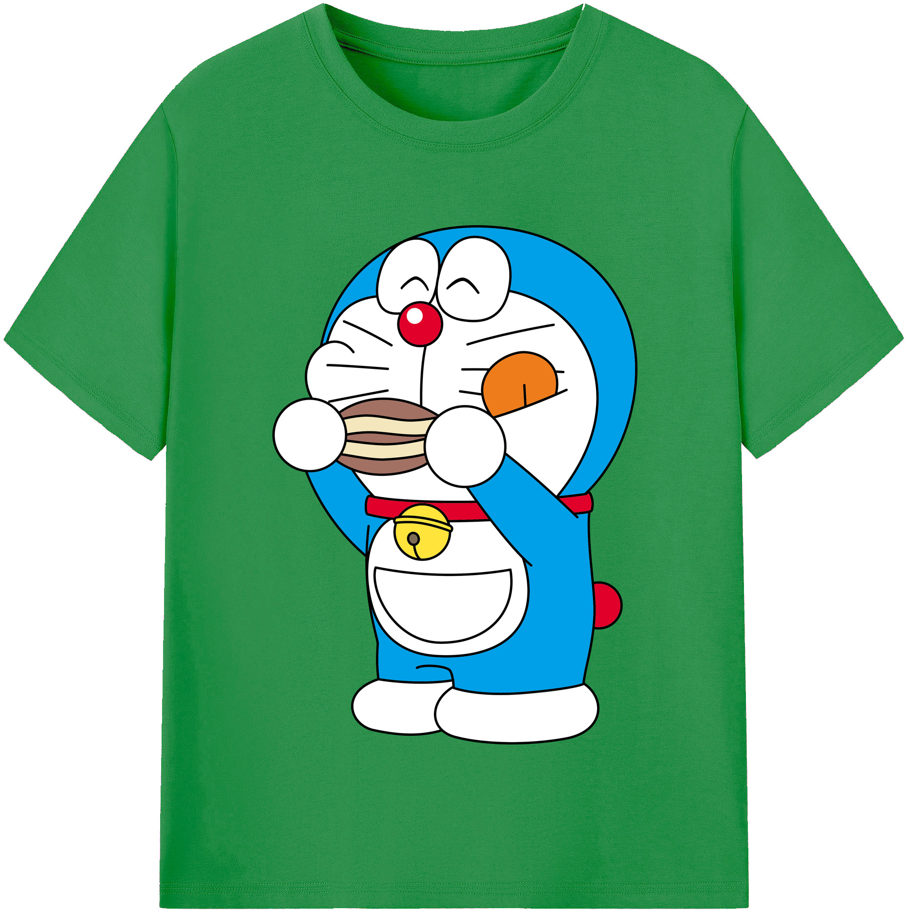 （画像用） ドラえもん Doraemon レディースカジュアルプリントTシャツ（綿100％）