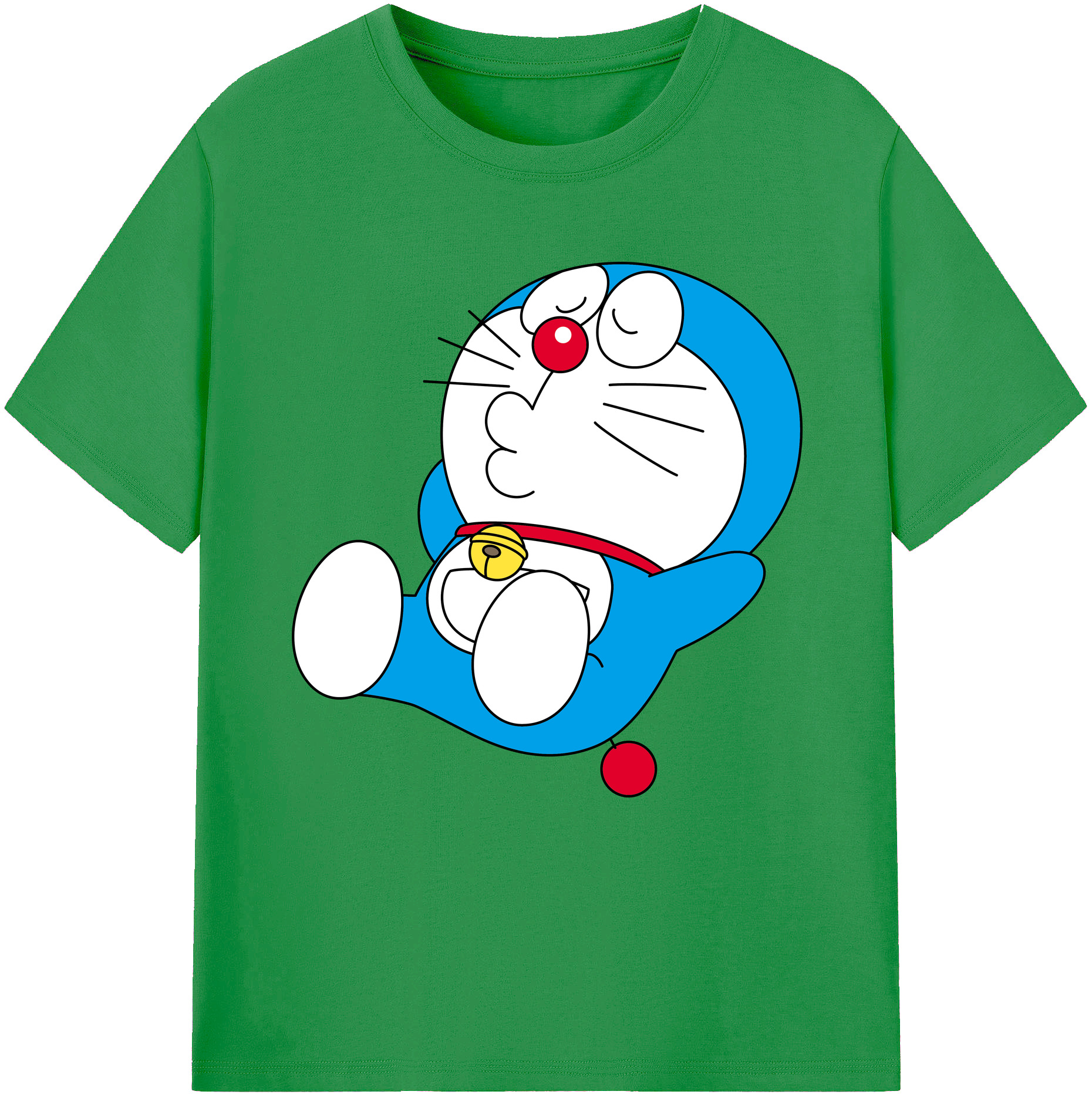 （画像用） ドラえもん Doraemon レディースカジュアルプリントTシャツ（綿100％）