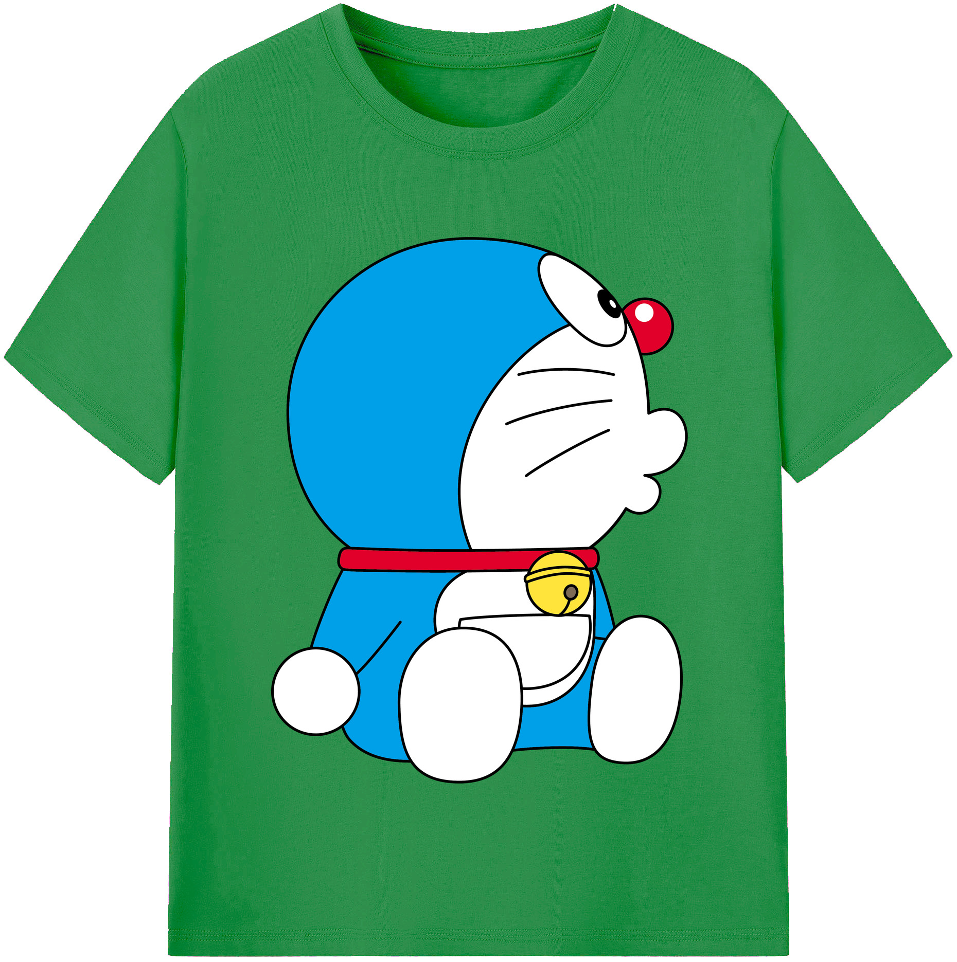 （画像用） ドラえもん Doraemon レディースカジュアルプリントTシャツ（綿100％）
