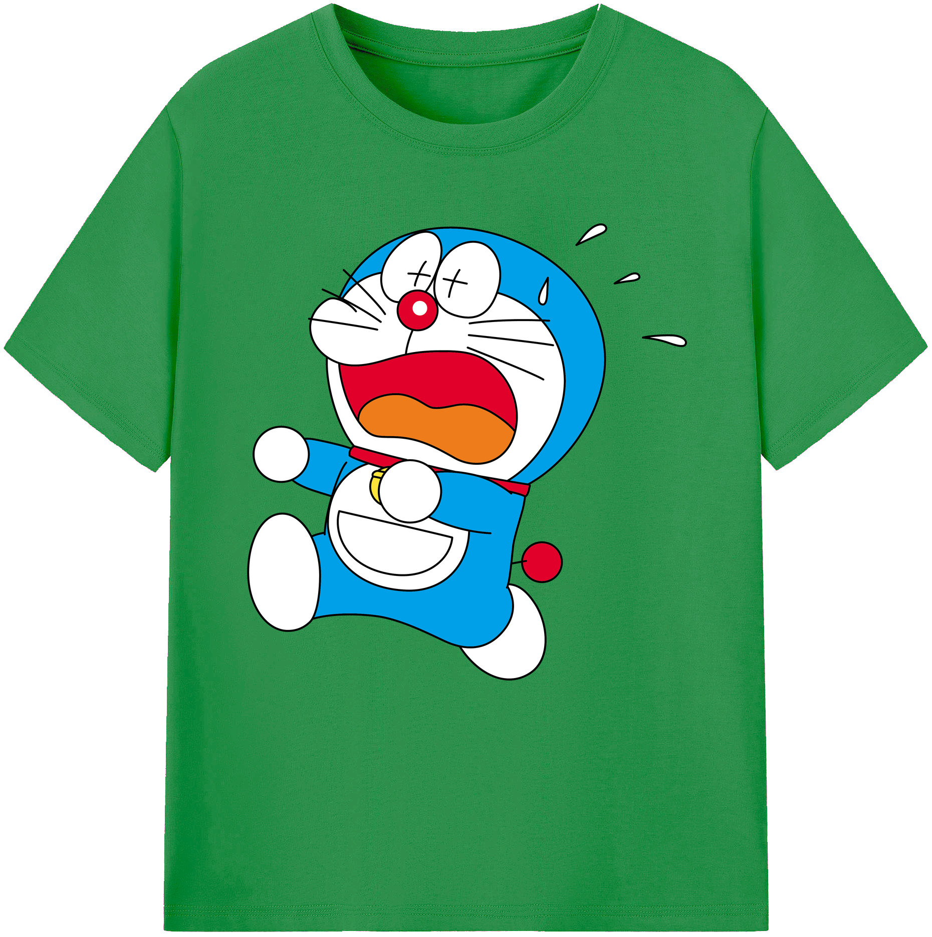 （画像用） ドラえもん Doraemon レディースカジュアルプリントTシャツ（綿100％）