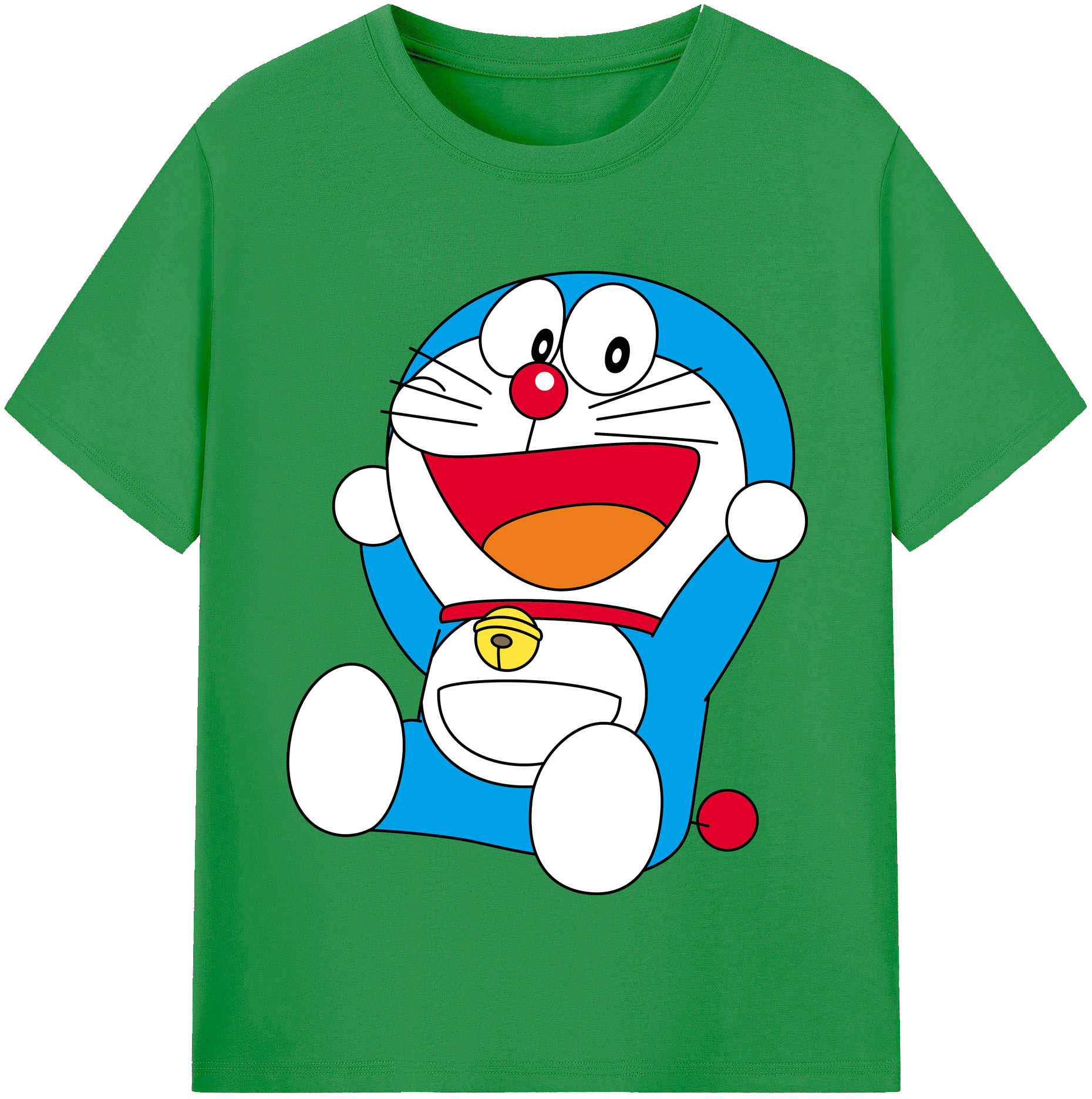 （画像用） ドラえもん Doraemon レディースカジュアルプリントTシャツ（綿100％）
