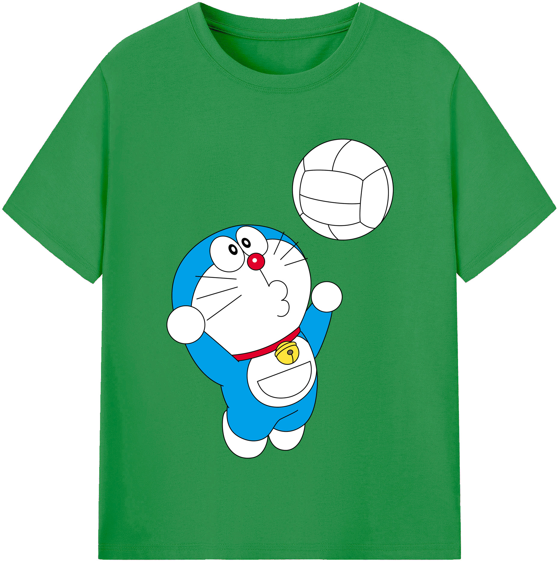 （画像用） ドラえもん Doraemon レディースカジュアルプリントTシャツ（綿100％）
