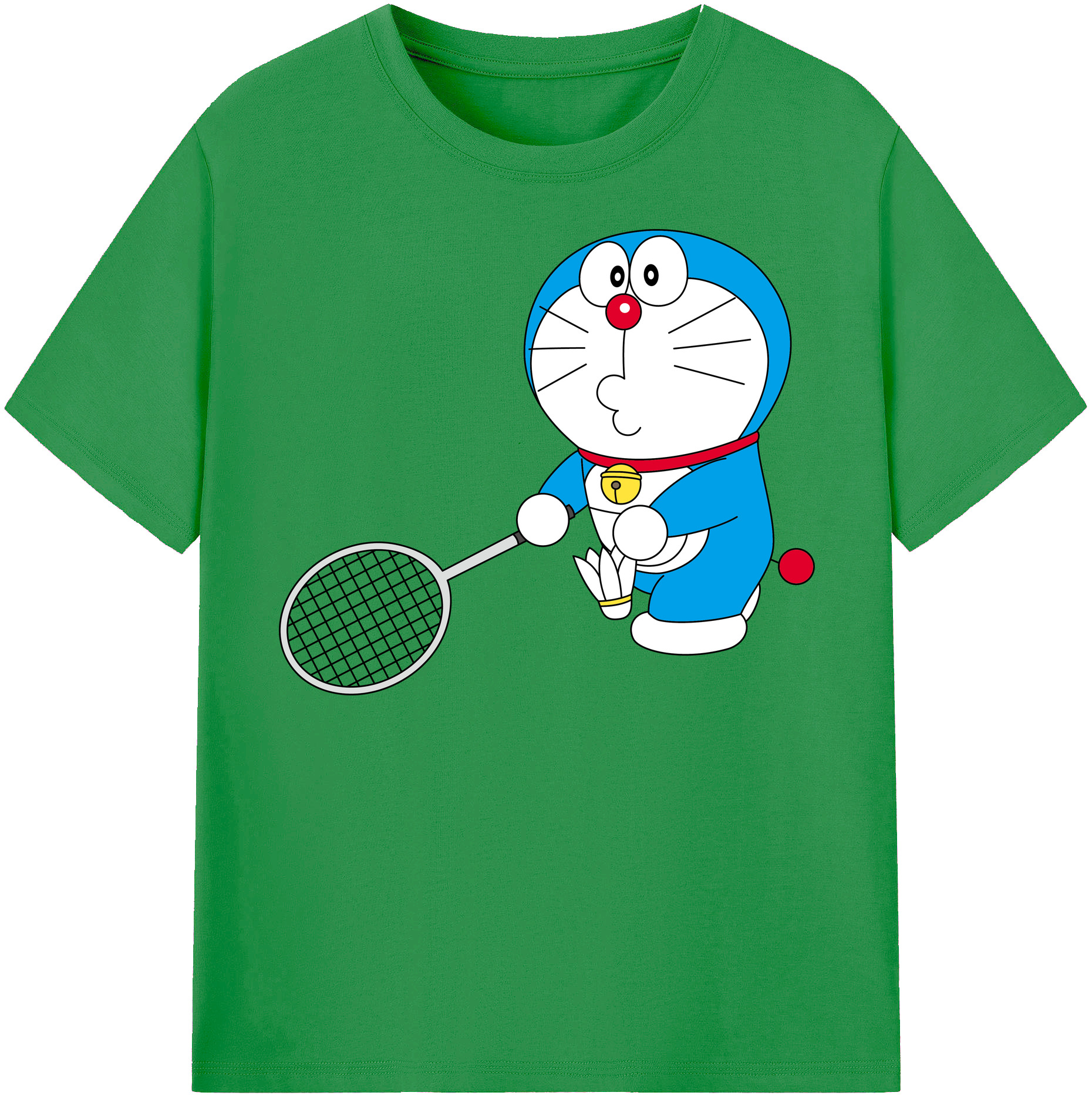 （画像用） ドラえもん Doraemon レディースカジュアルプリントTシャツ（綿100％）