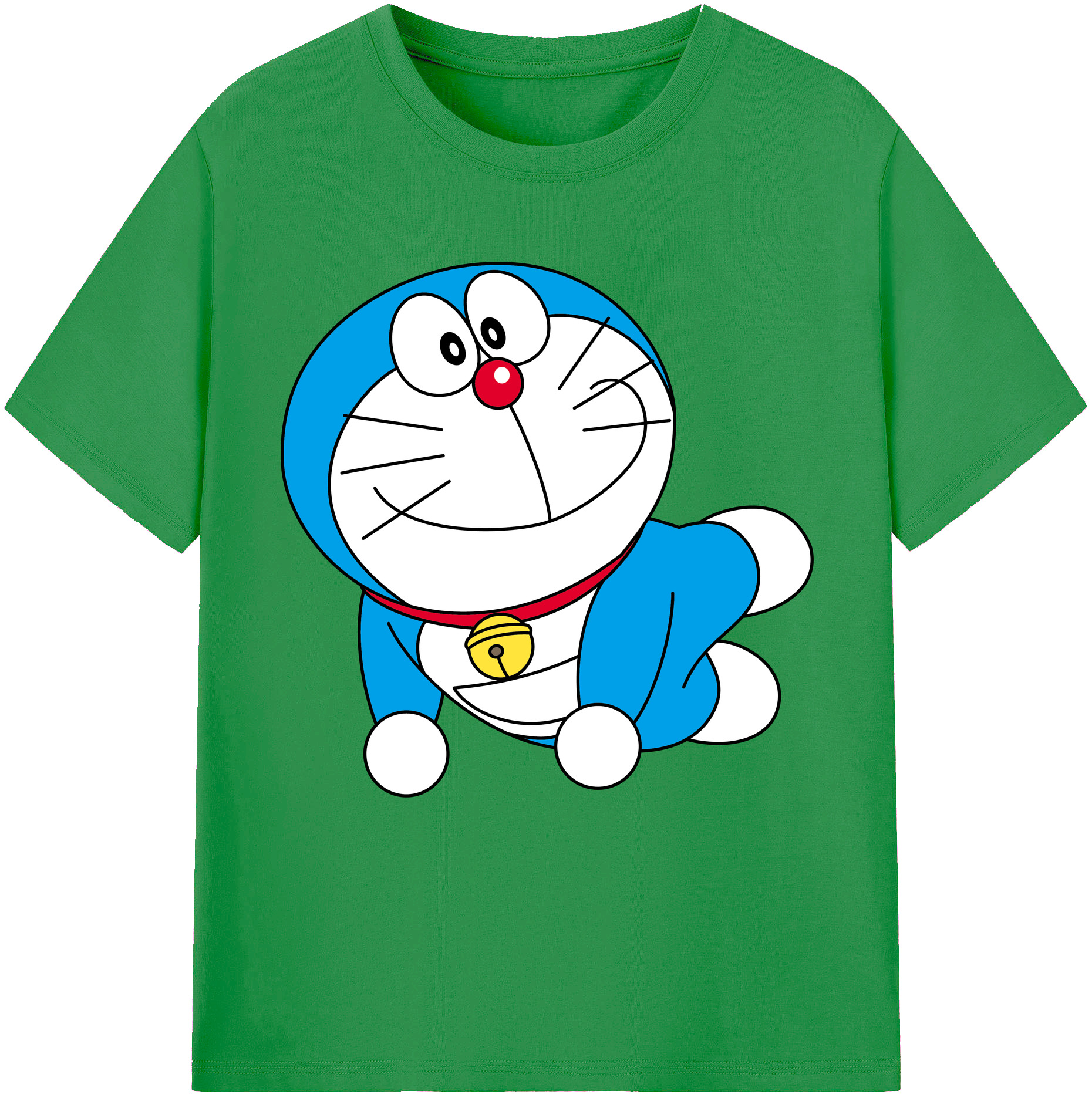 （画像用） ドラえもん Doraemon レディースカジュアルプリントTシャツ（綿100％）