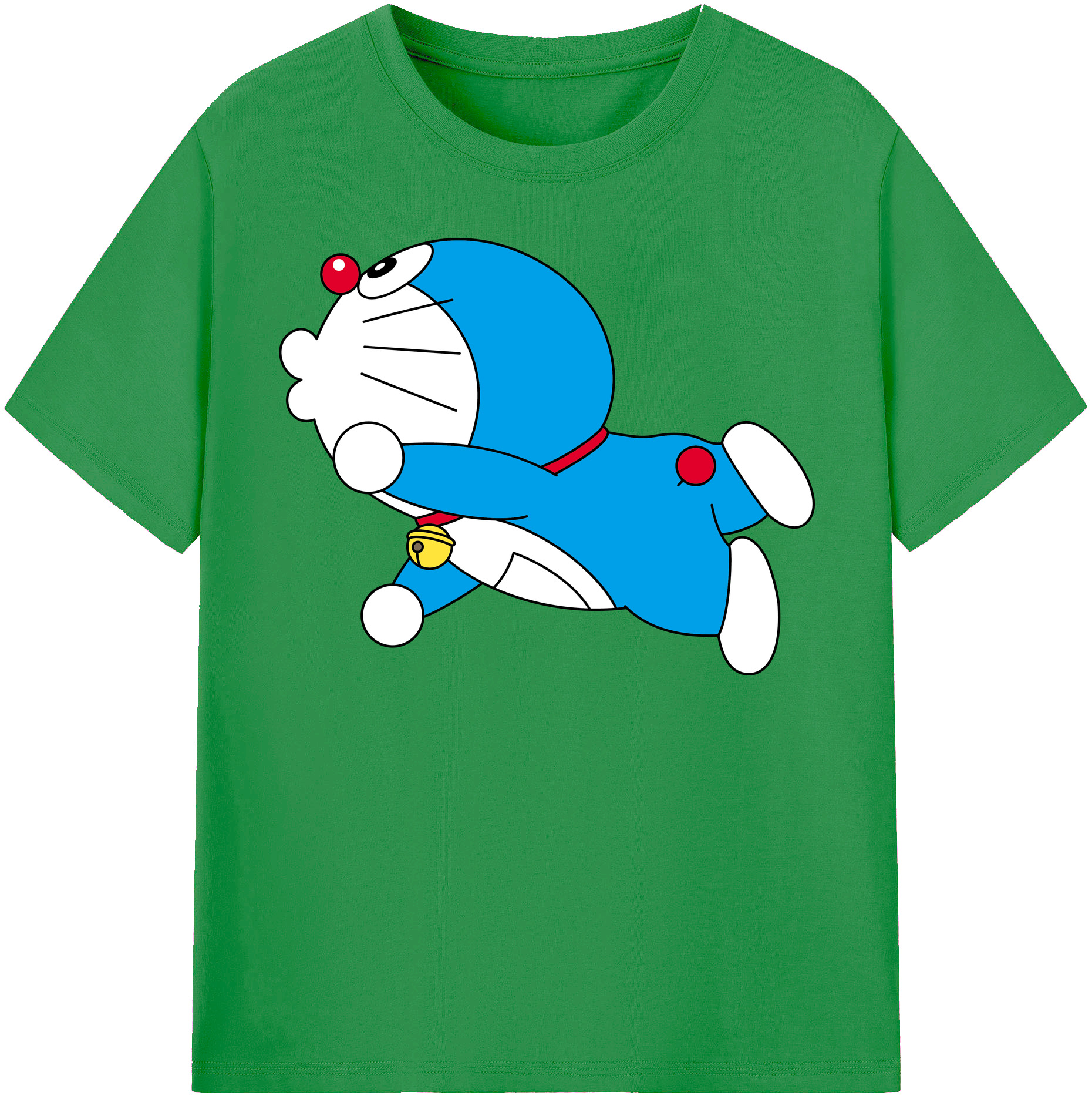 （画像用） ドラえもん Doraemon レディースカジュアルプリントTシャツ（綿100％）