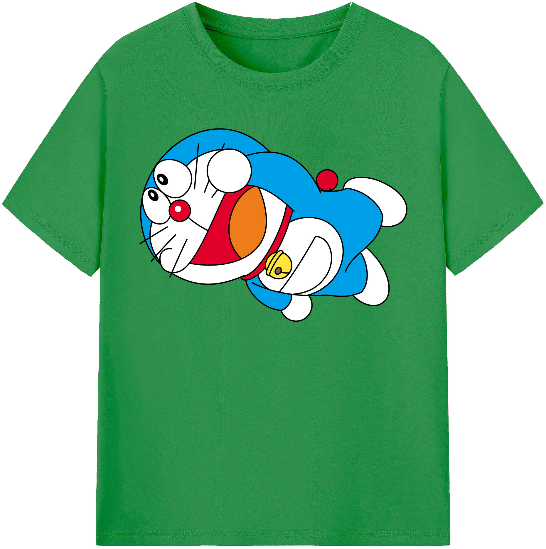 （画像用） ドラえもん Doraemon レディースカジュアルプリントTシャツ（綿100％）